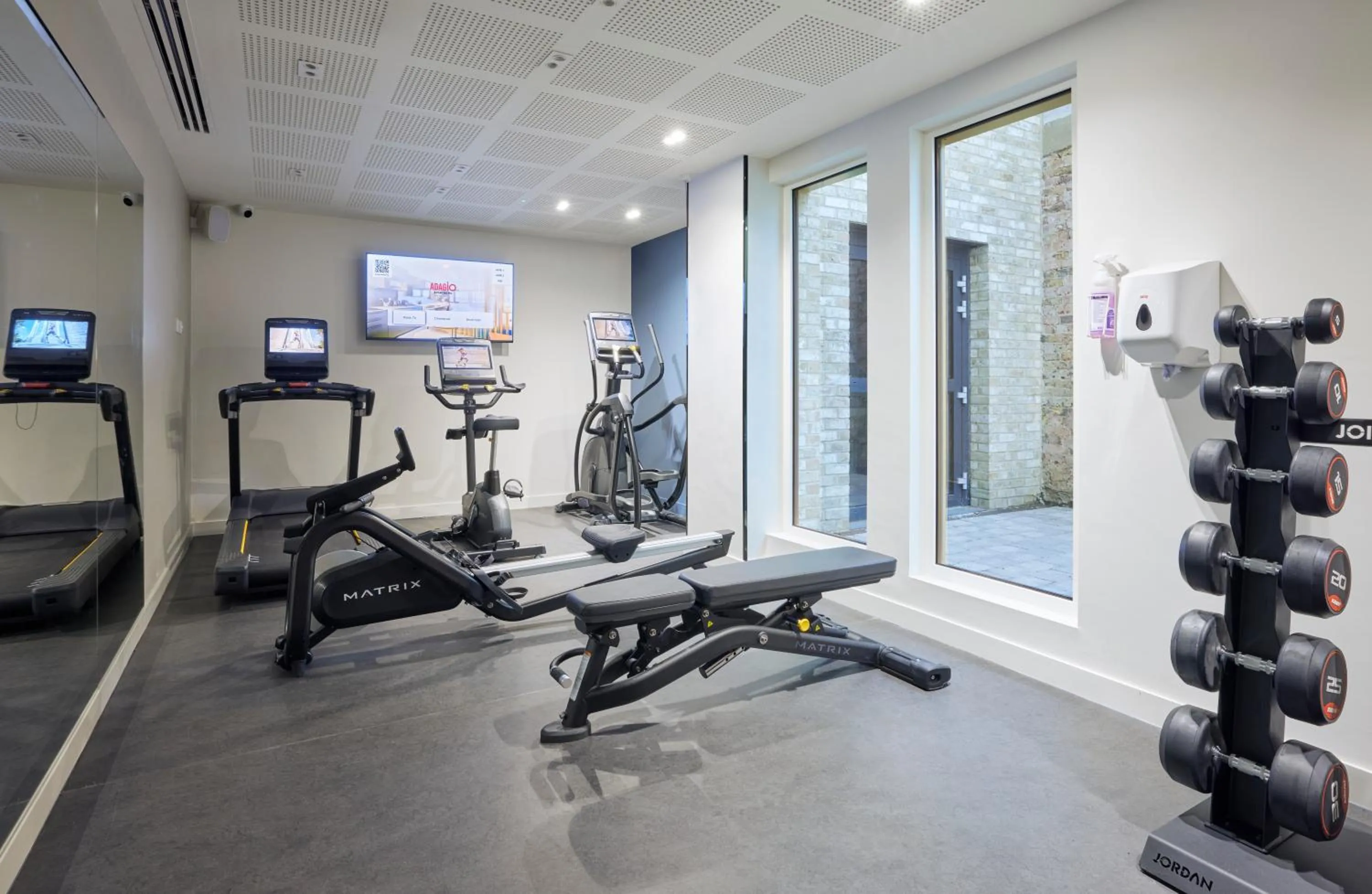 Fitness centre/facilities in Aparthotel Adagio London City East