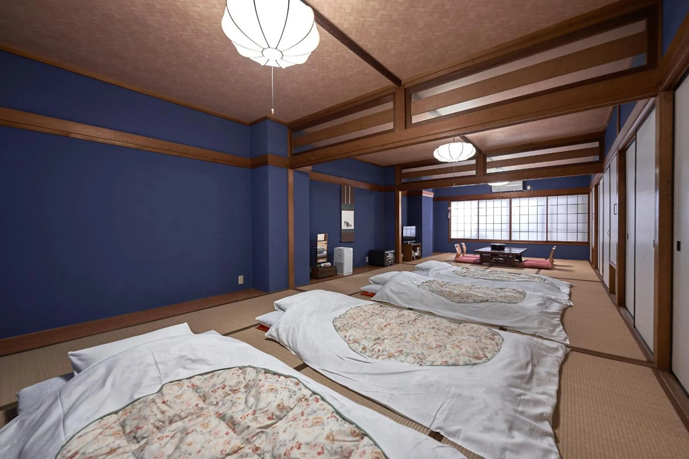 Bed in Ryokan Yamamuro