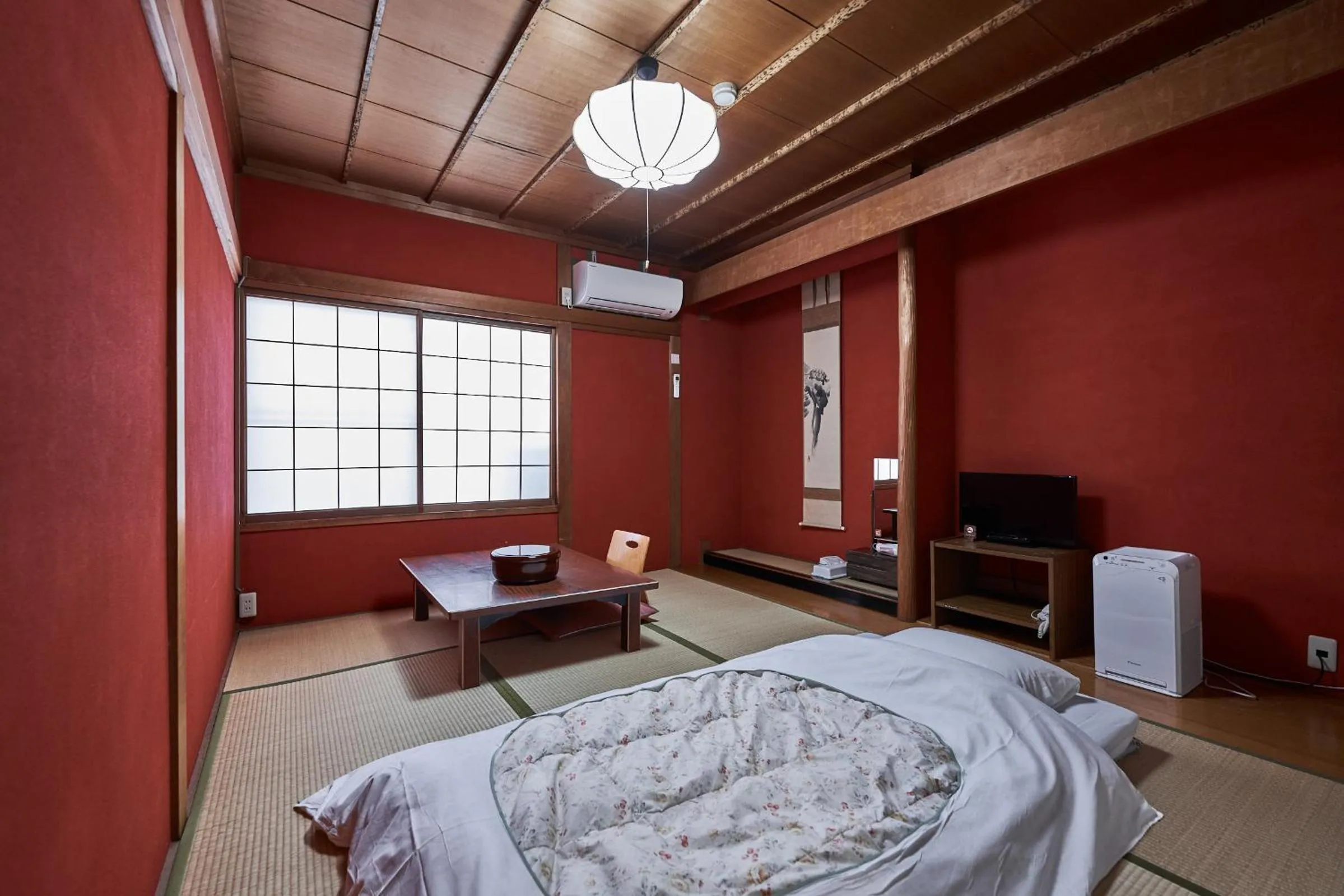 Bed in Ryokan Yamamuro