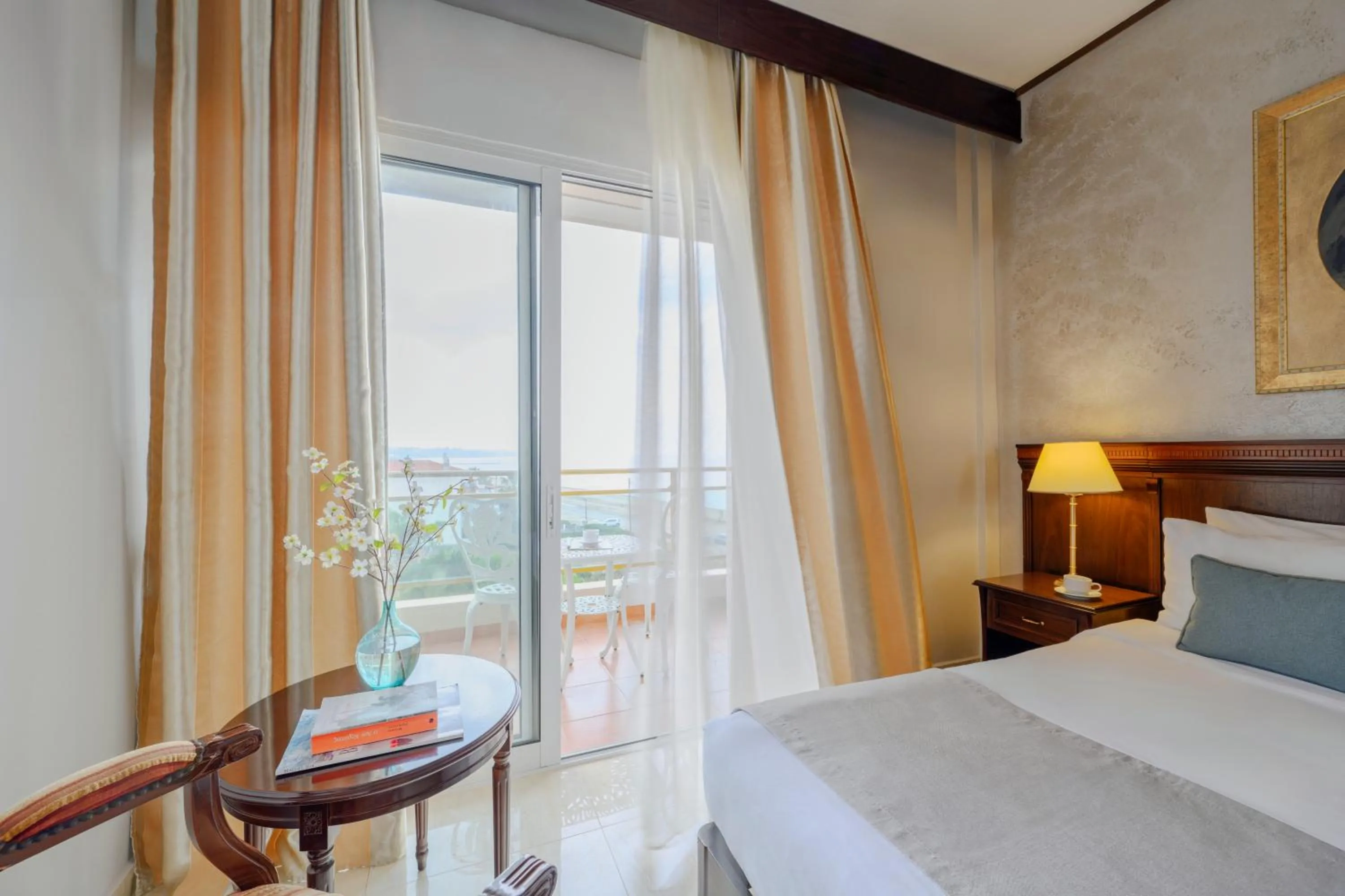 Bed in EONA BEACH RESORT by Greek Pride