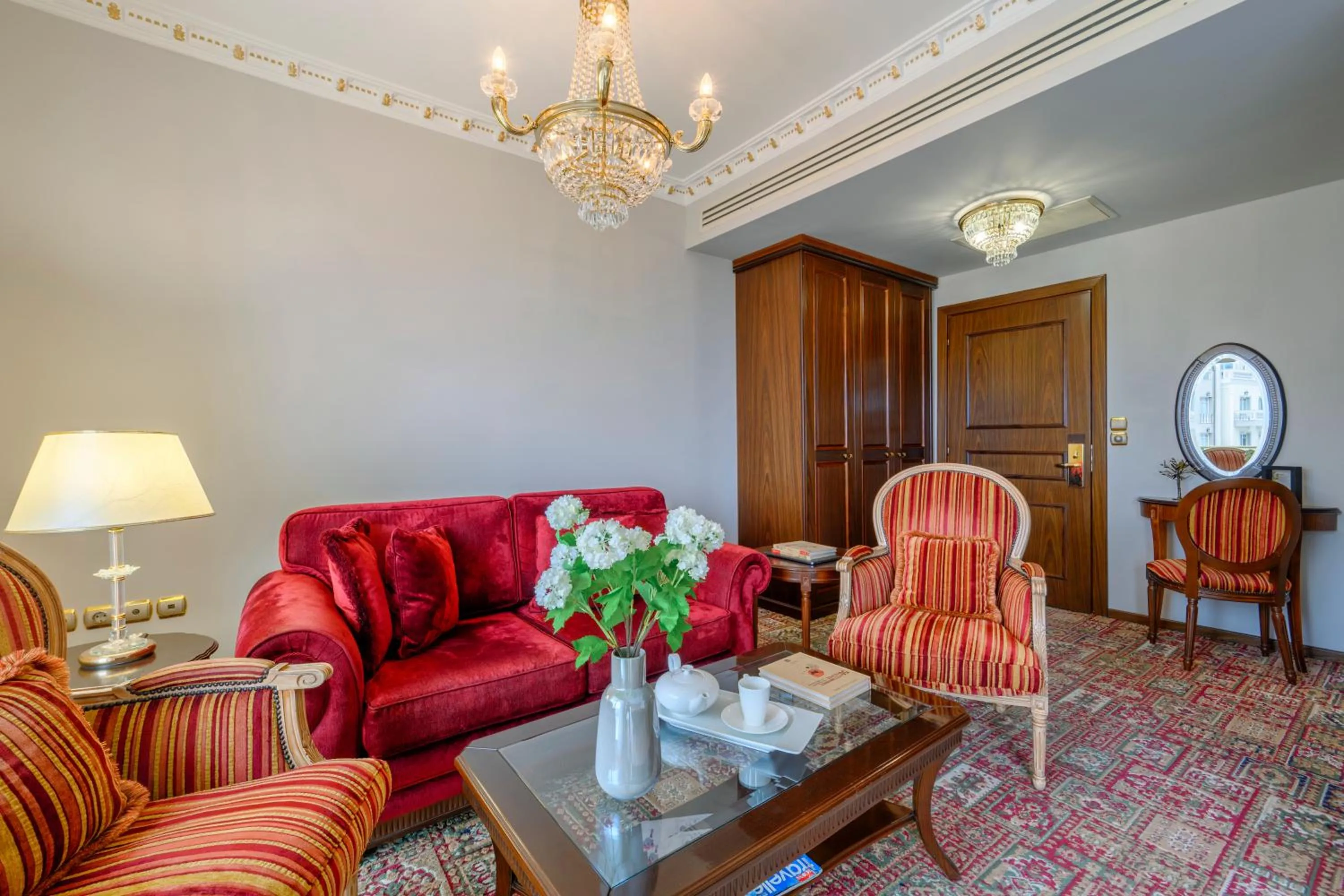 Living room in EONA BEACH RESORT by Greek Pride