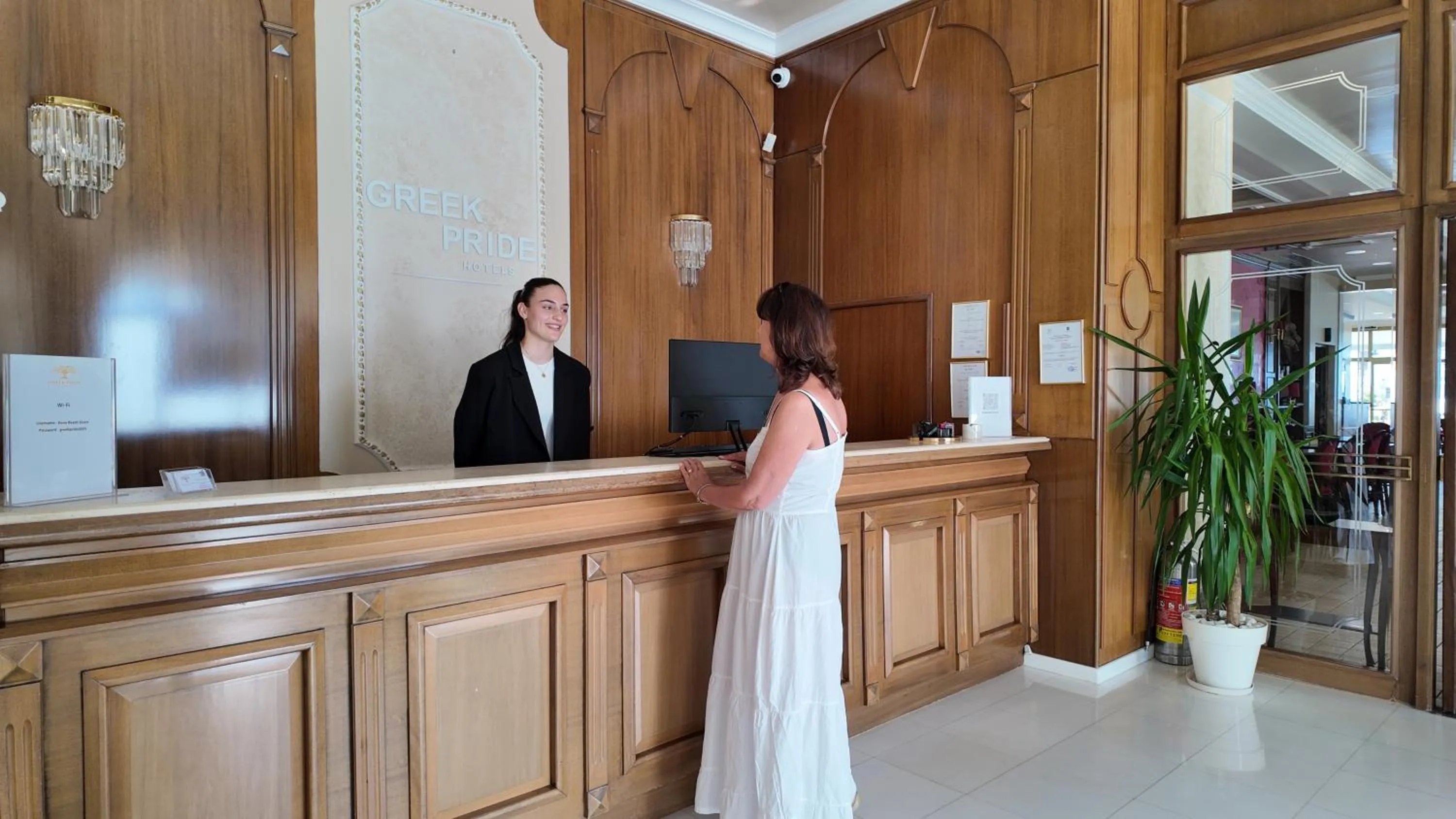 Lobby or reception in EONA BEACH RESORT by Greek Pride