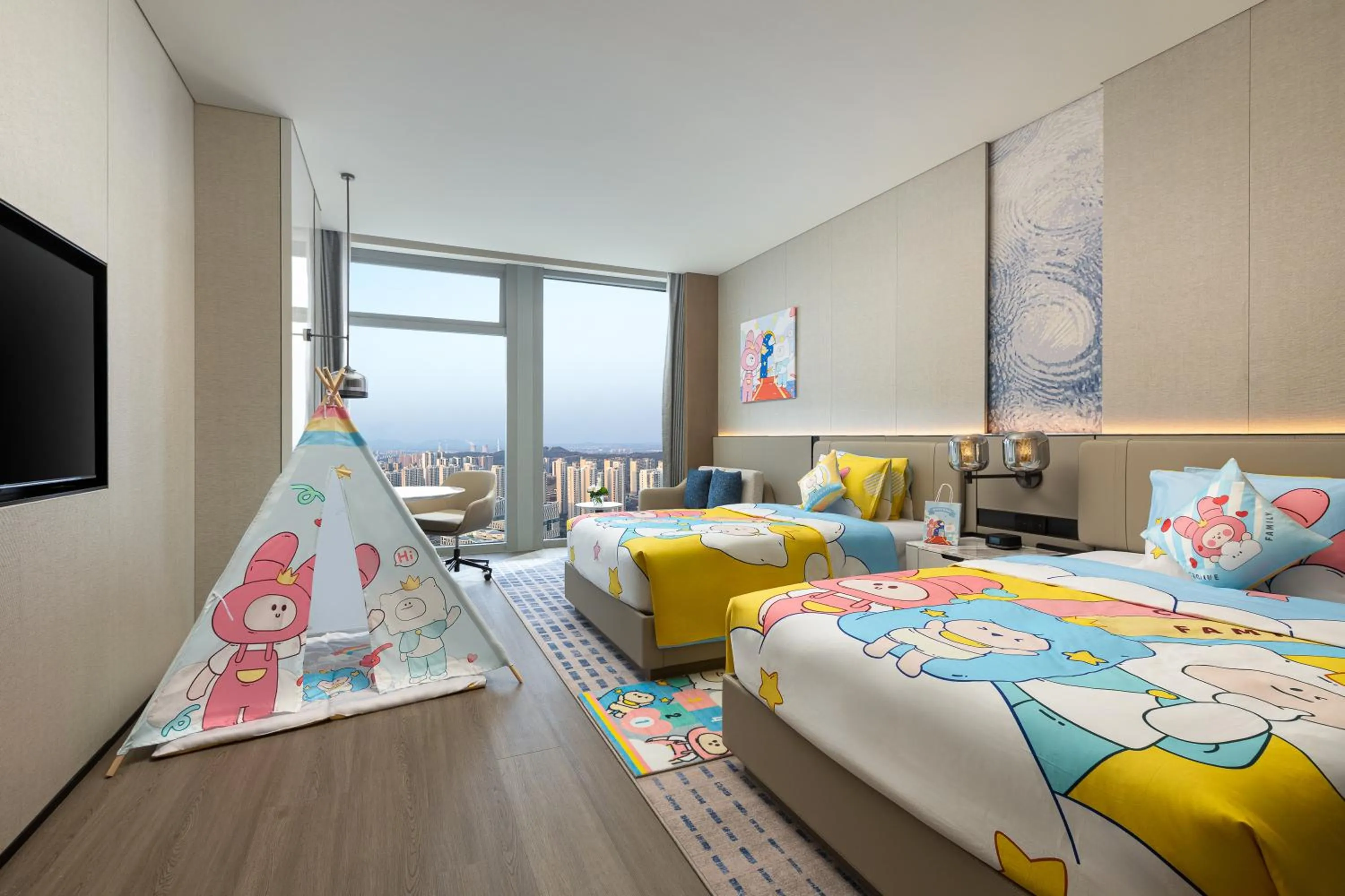 Bed in Crowne Plaza Jingmen by IHG