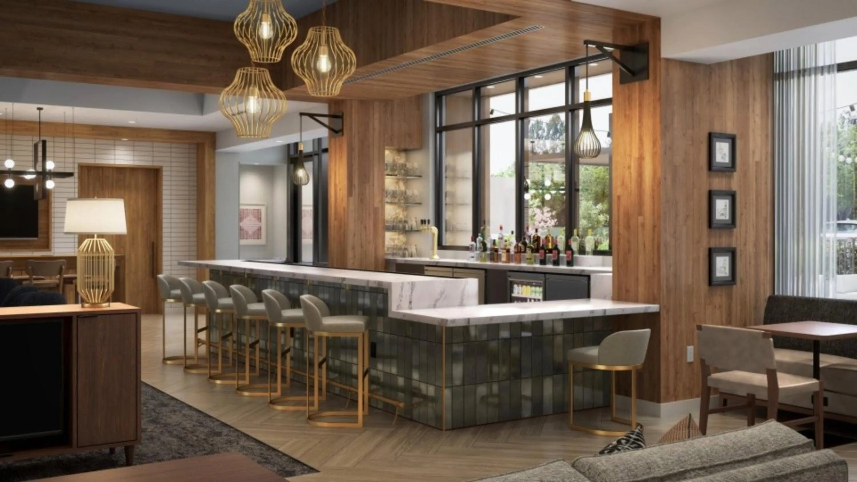 Lounge or bar in Staybridge Suites Ocala-near Equestrian-Aquatics by IHG