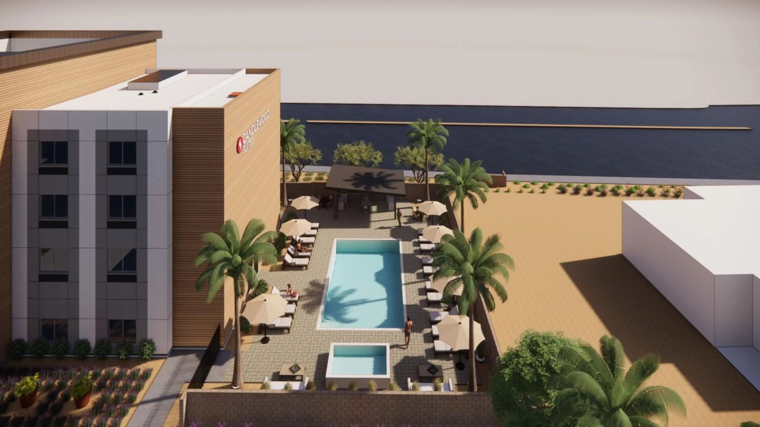 Swimming pool in Candlewood Suites Mesa - Phoenix East by IHG