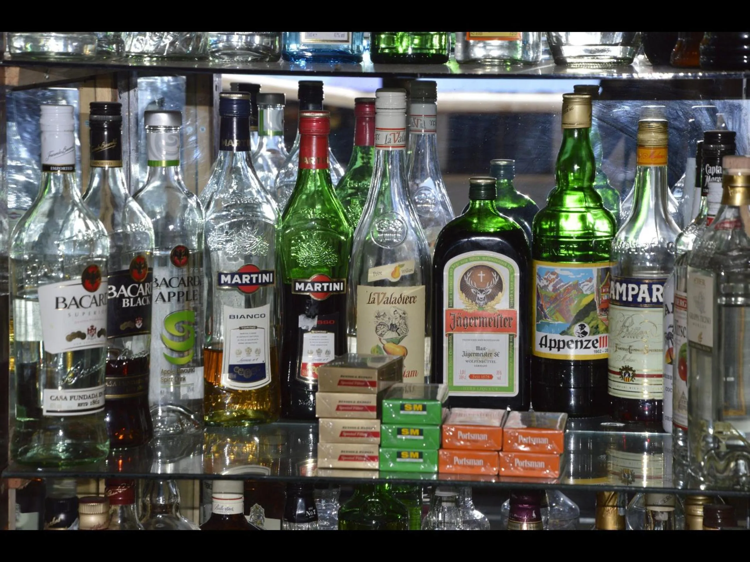 Drinks in Tan-Swiss Lodge