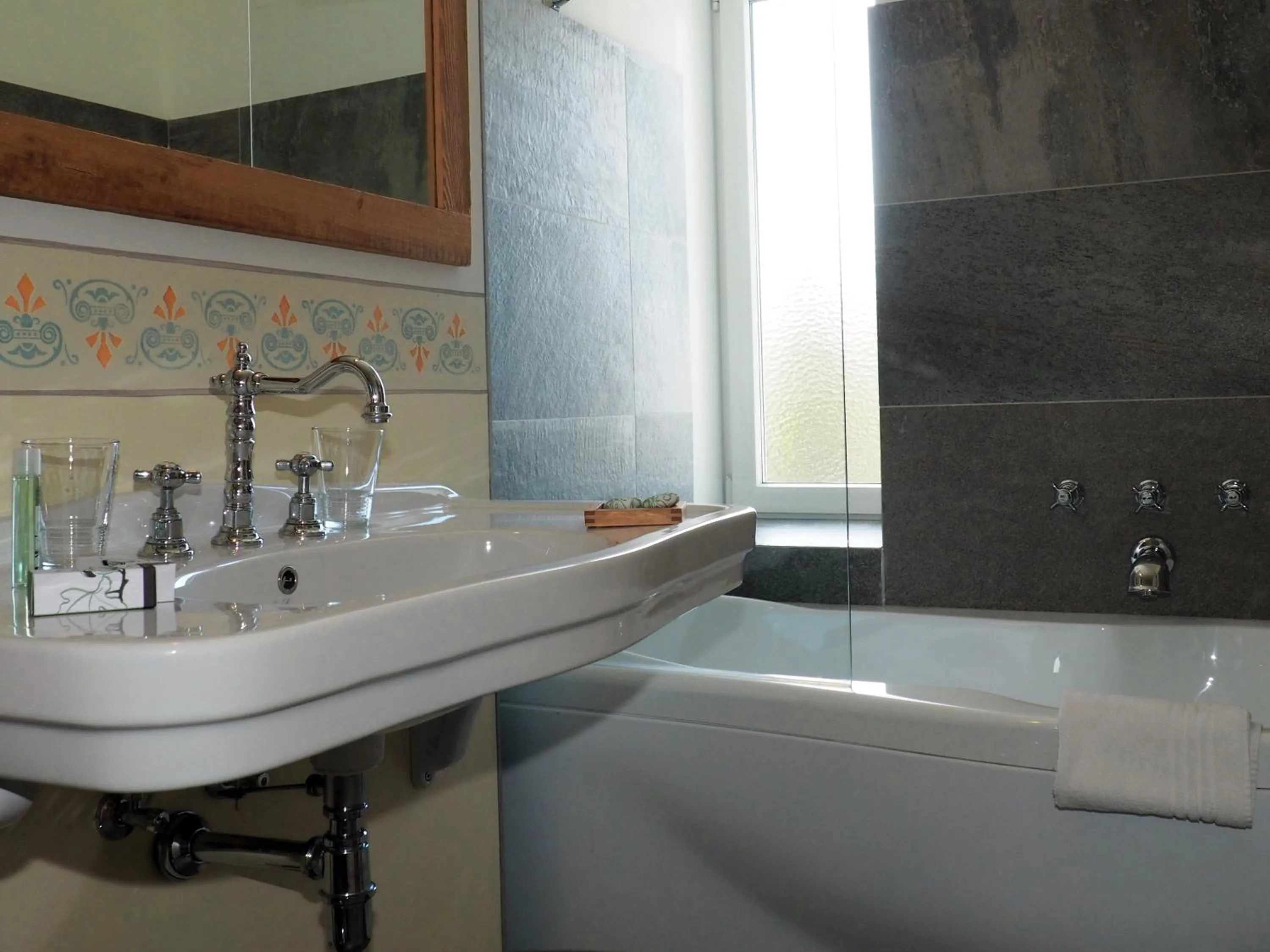 Bathroom in Maloja Palace Residence Engadin-St Moritz CO2-Neutral