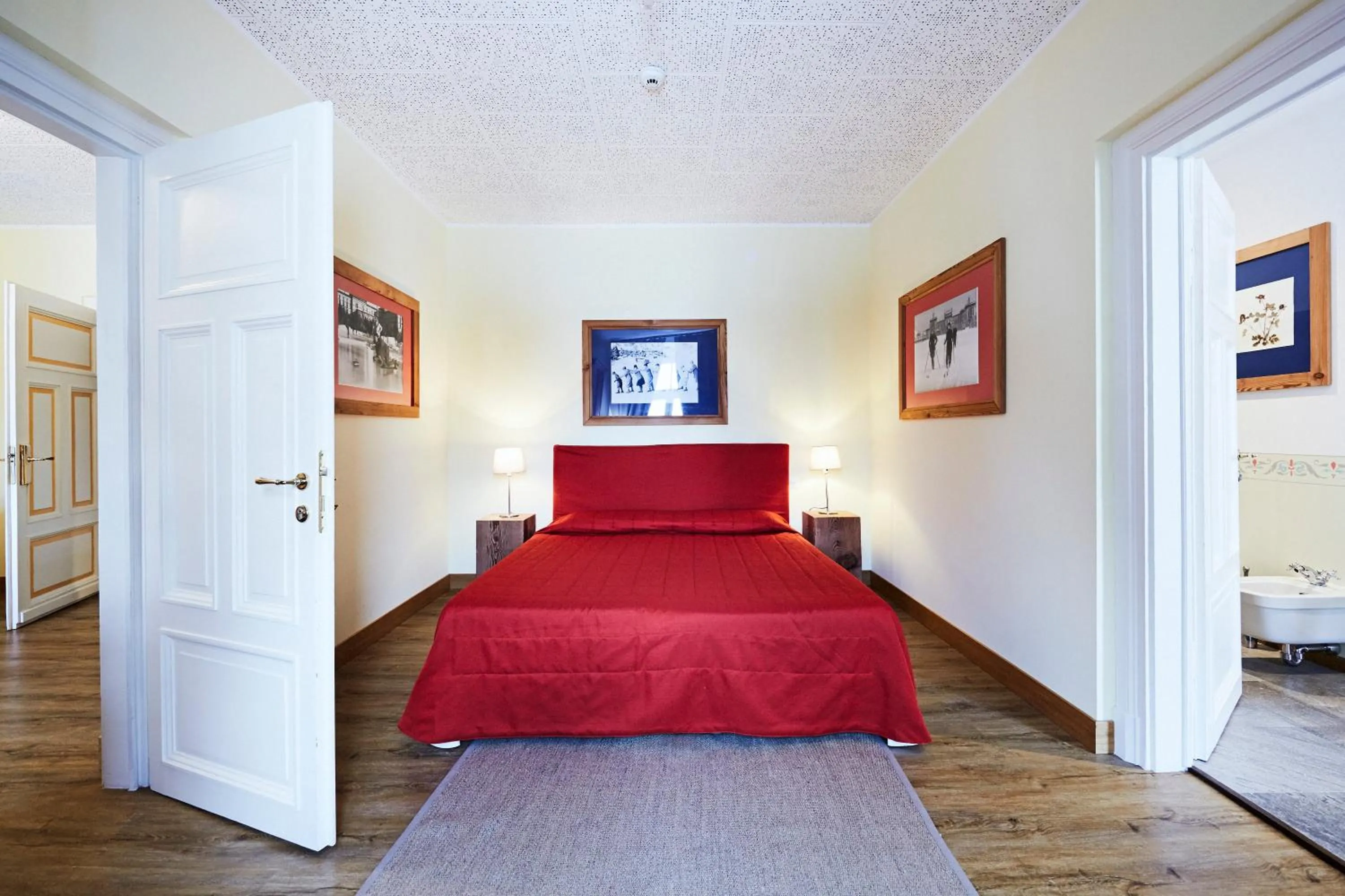Bed in Maloja Palace Residence Engadin-St Moritz CO2-Neutral