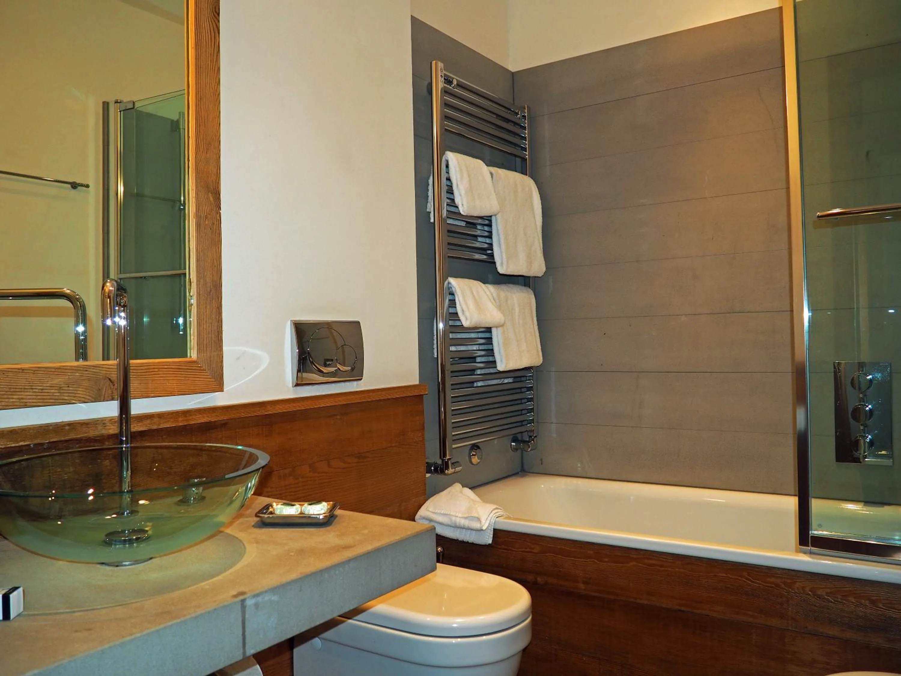 Bathroom in Maloja Palace Residence Engadin-St Moritz CO2-Neutral