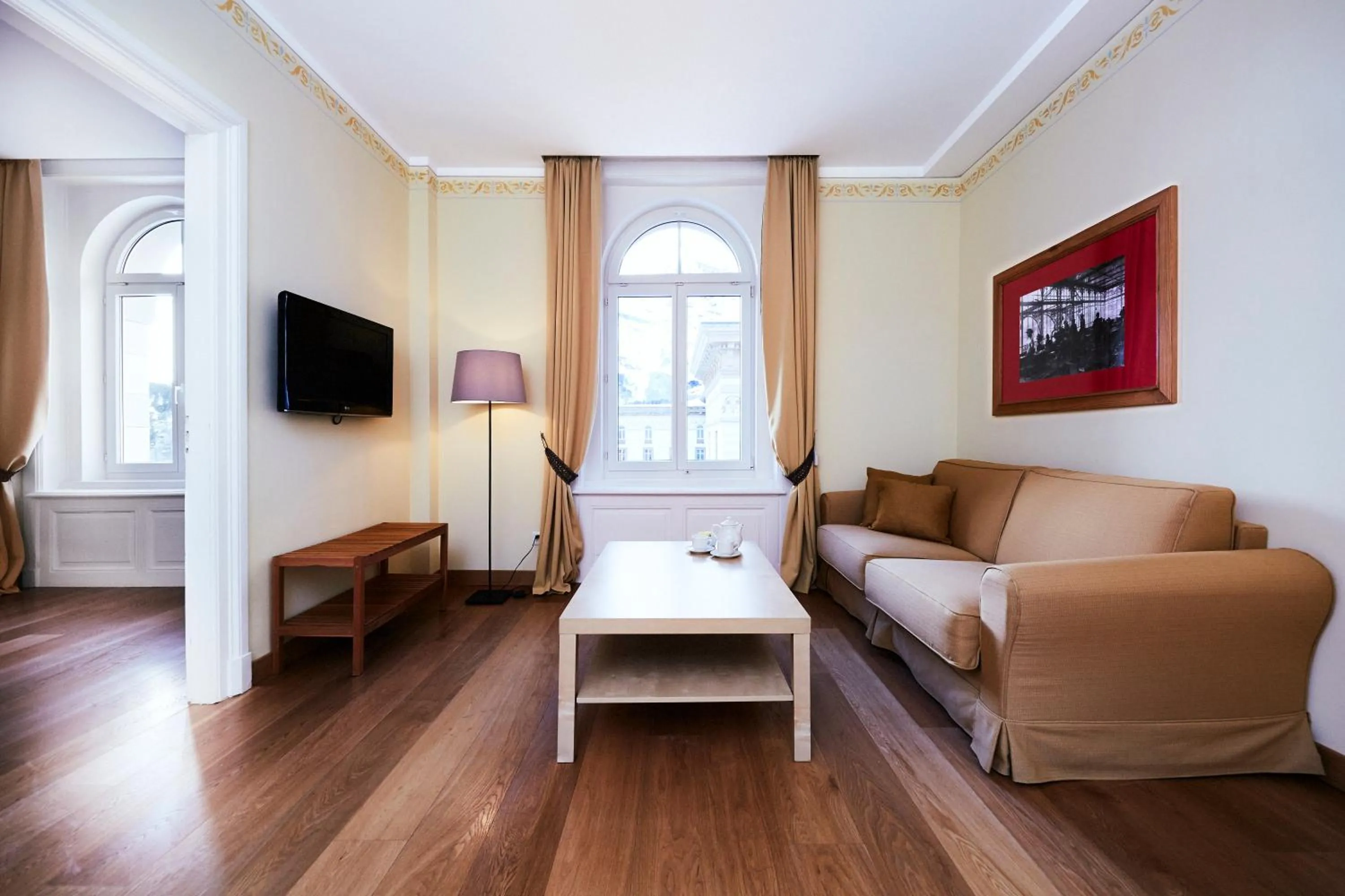Bed in Maloja Palace Residence Engadin-St Moritz CO2-Neutral