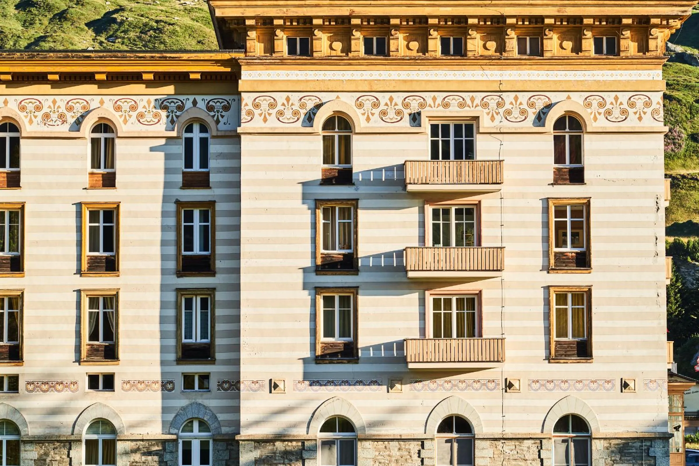 Property building in Maloja Palace Residence Engadin-St Moritz CO2-Neutral