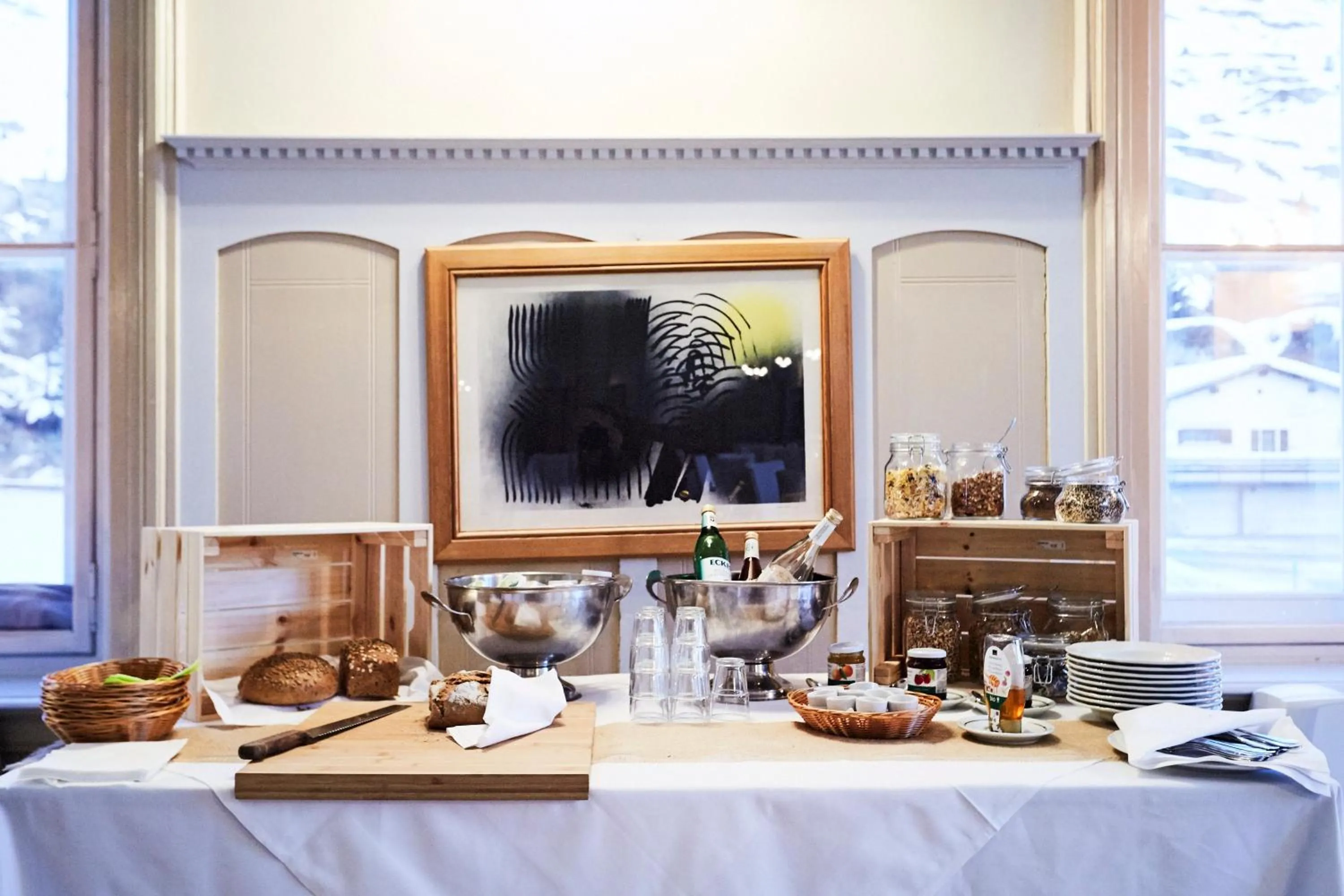 Buffet breakfast in Maloja Palace Residence Engadin-St Moritz CO2-Neutral