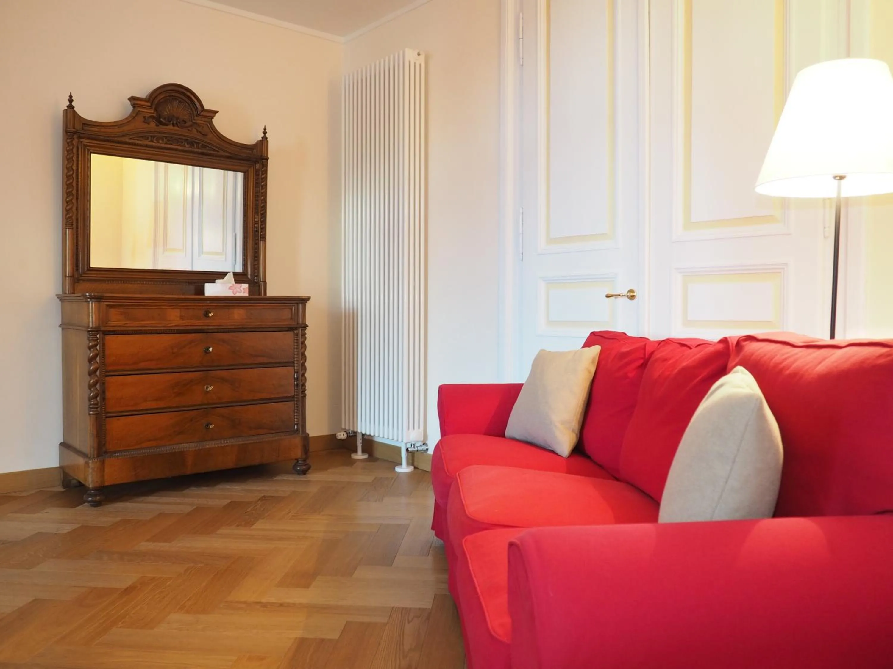 Bedroom in Maloja Palace Residence Engadin-St Moritz CO2-Neutral