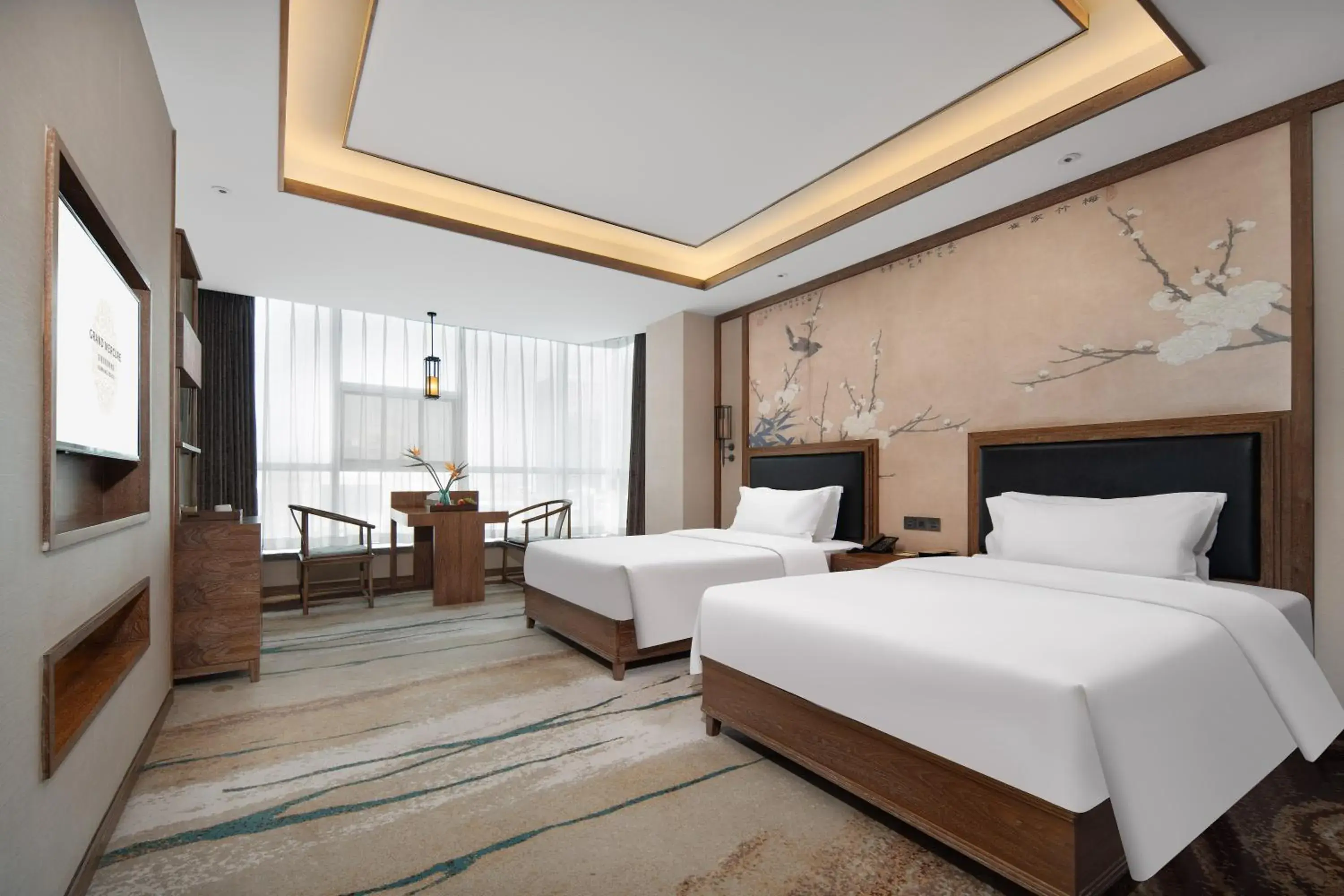 Bed in Grand Mercure Kunming South Bed in Grand Mercure Kunming South