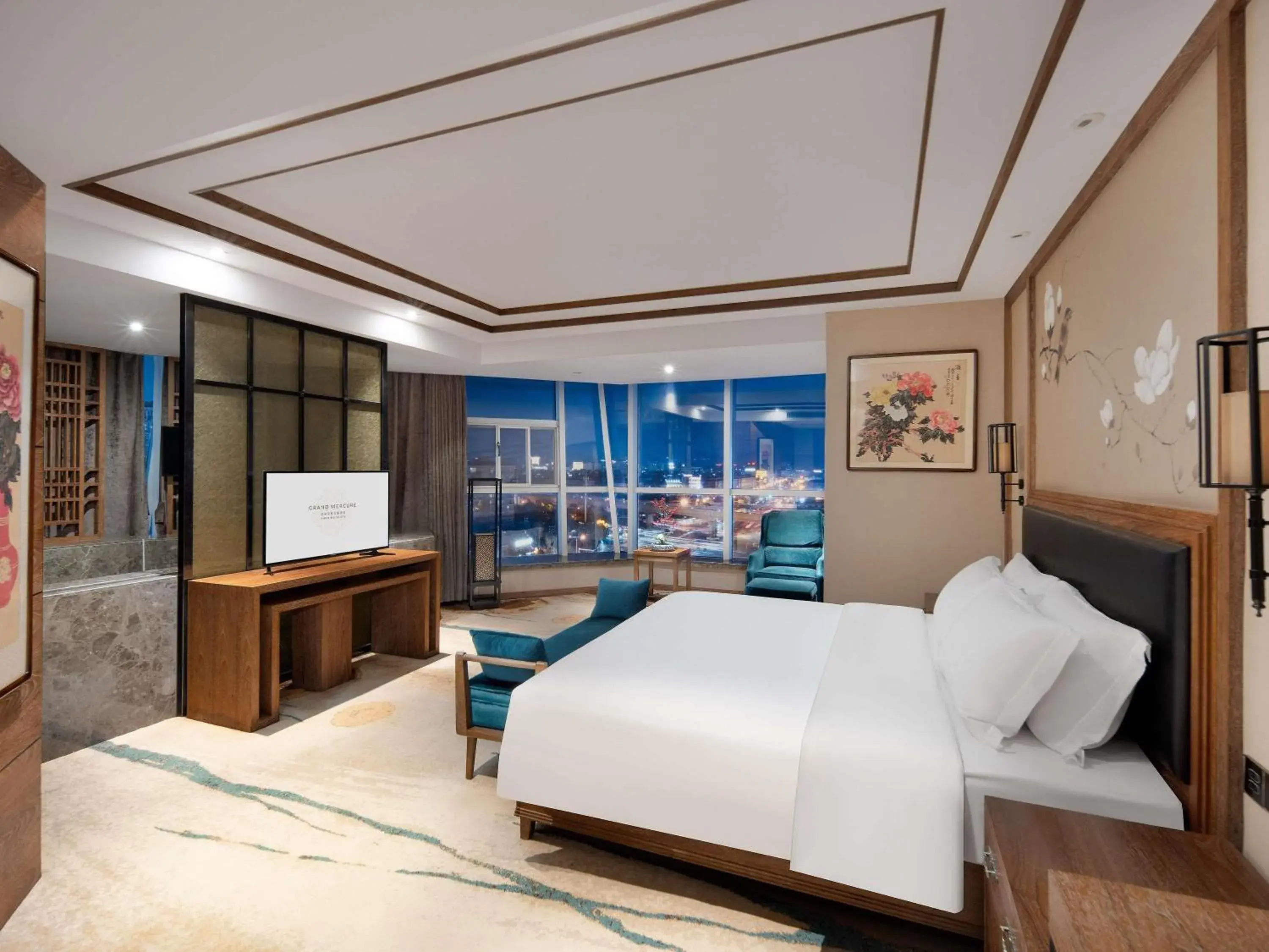 Bedroom, Bed in Grand Mercure Kunming South Bedroom, Bed in Grand Mercure Kunming South