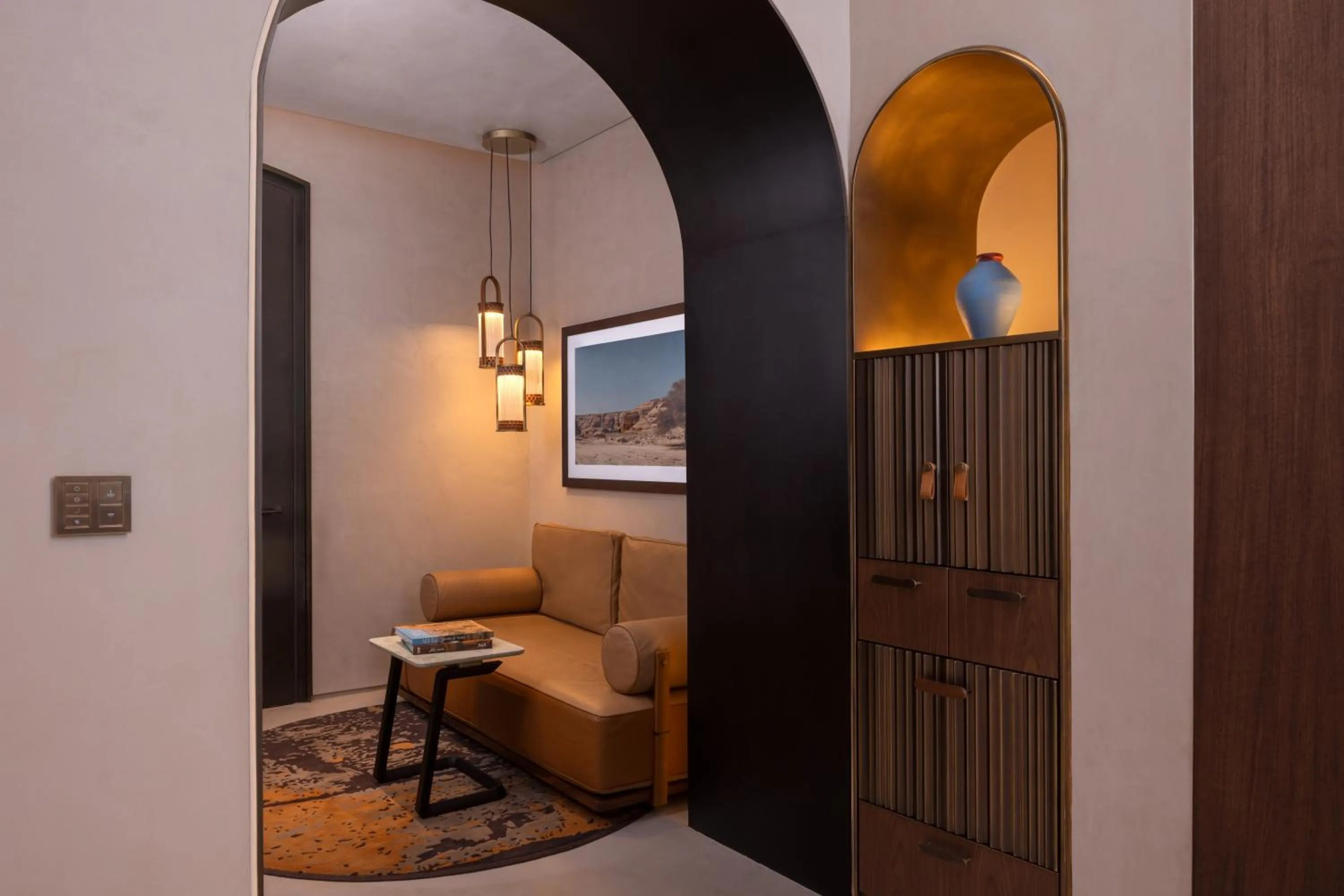 minibar in The Chedi Hegra, AlUla