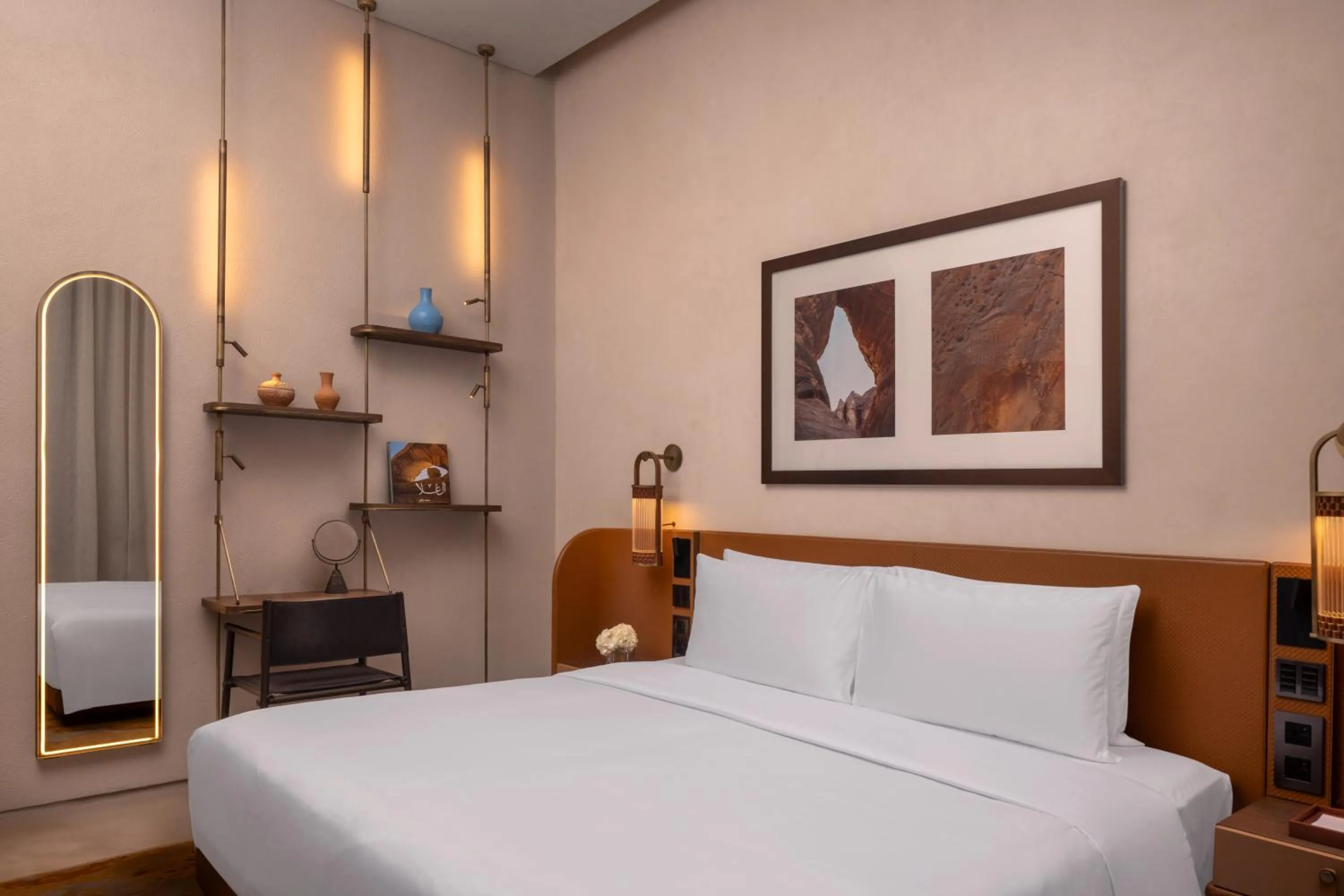 Bedroom, Bed in The Chedi Hegra, AlUla