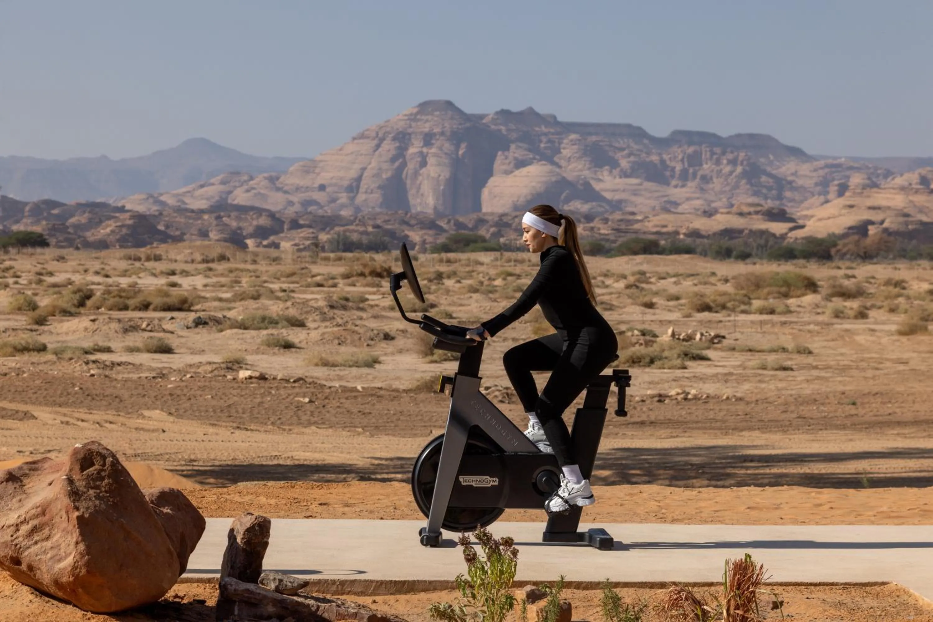 Fitness centre/facilities in The Chedi Hegra, AlUla