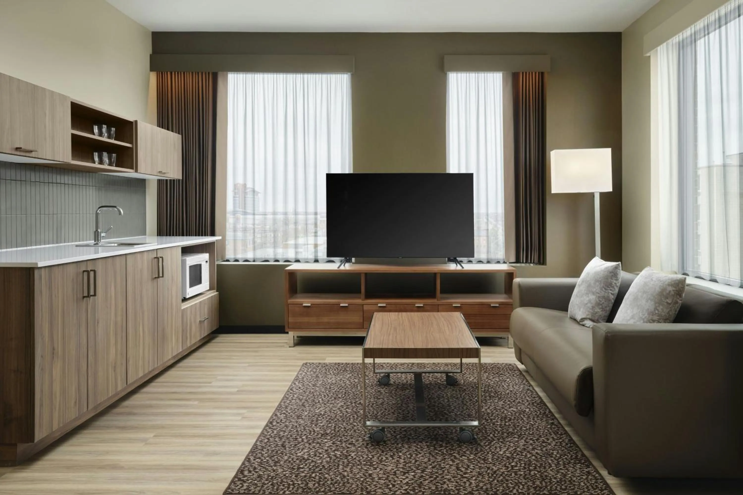 Lounge or bar in AC Hotel Detroit at the Bonstelle