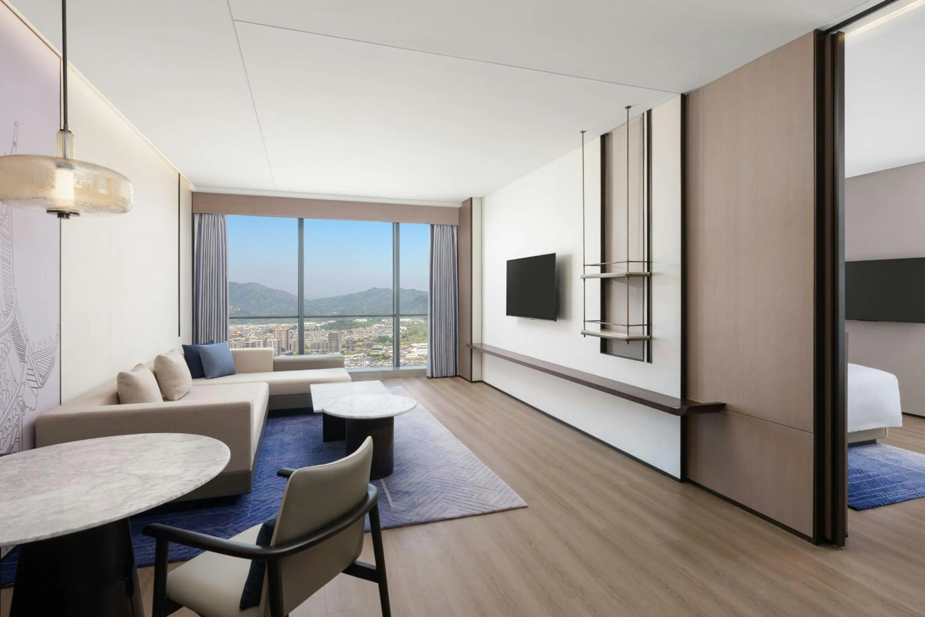 Bedroom, Bed in Jieyang Marriott Hotel