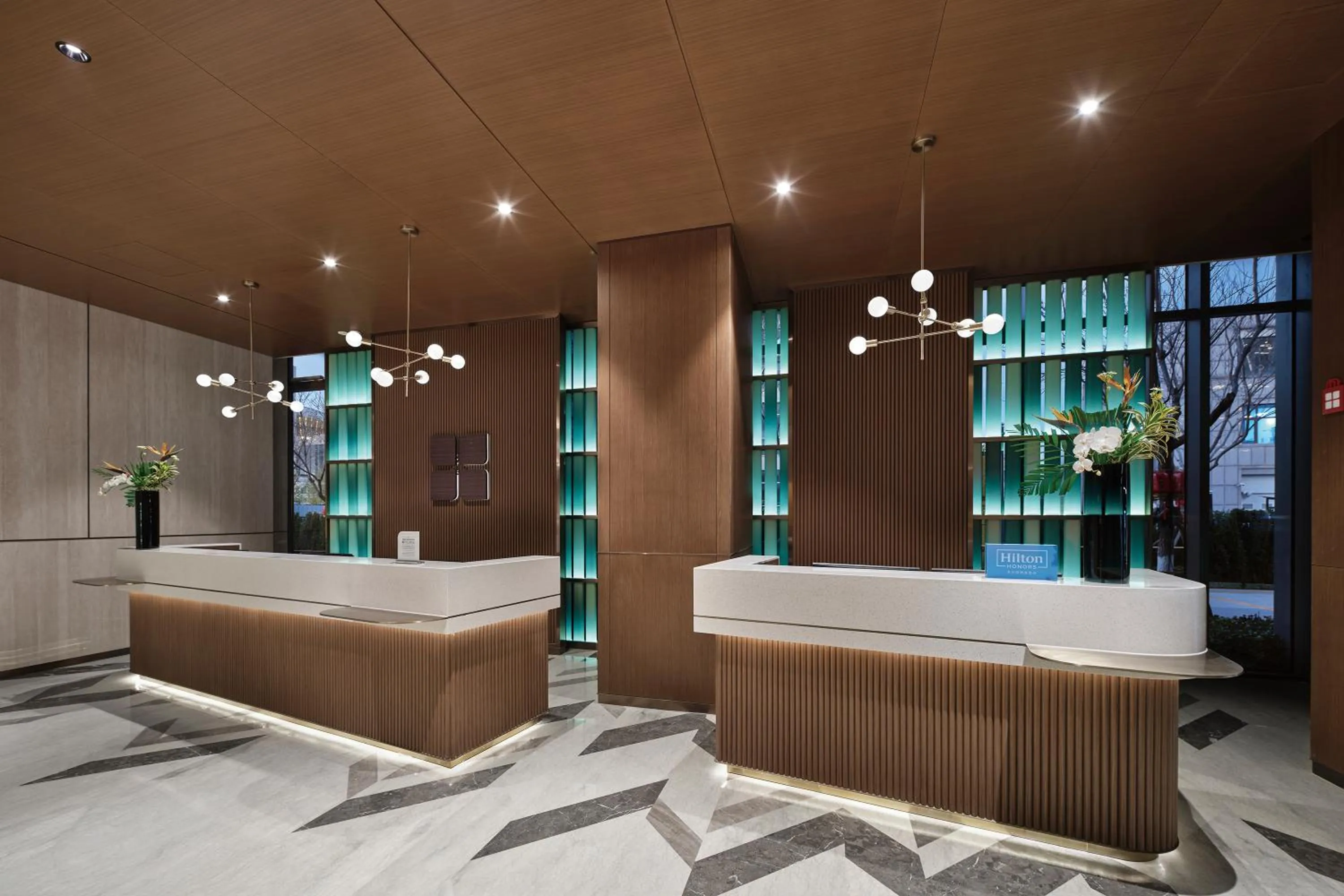 Lobby or reception in Hilton Garden Inn Beijing Yizhuang