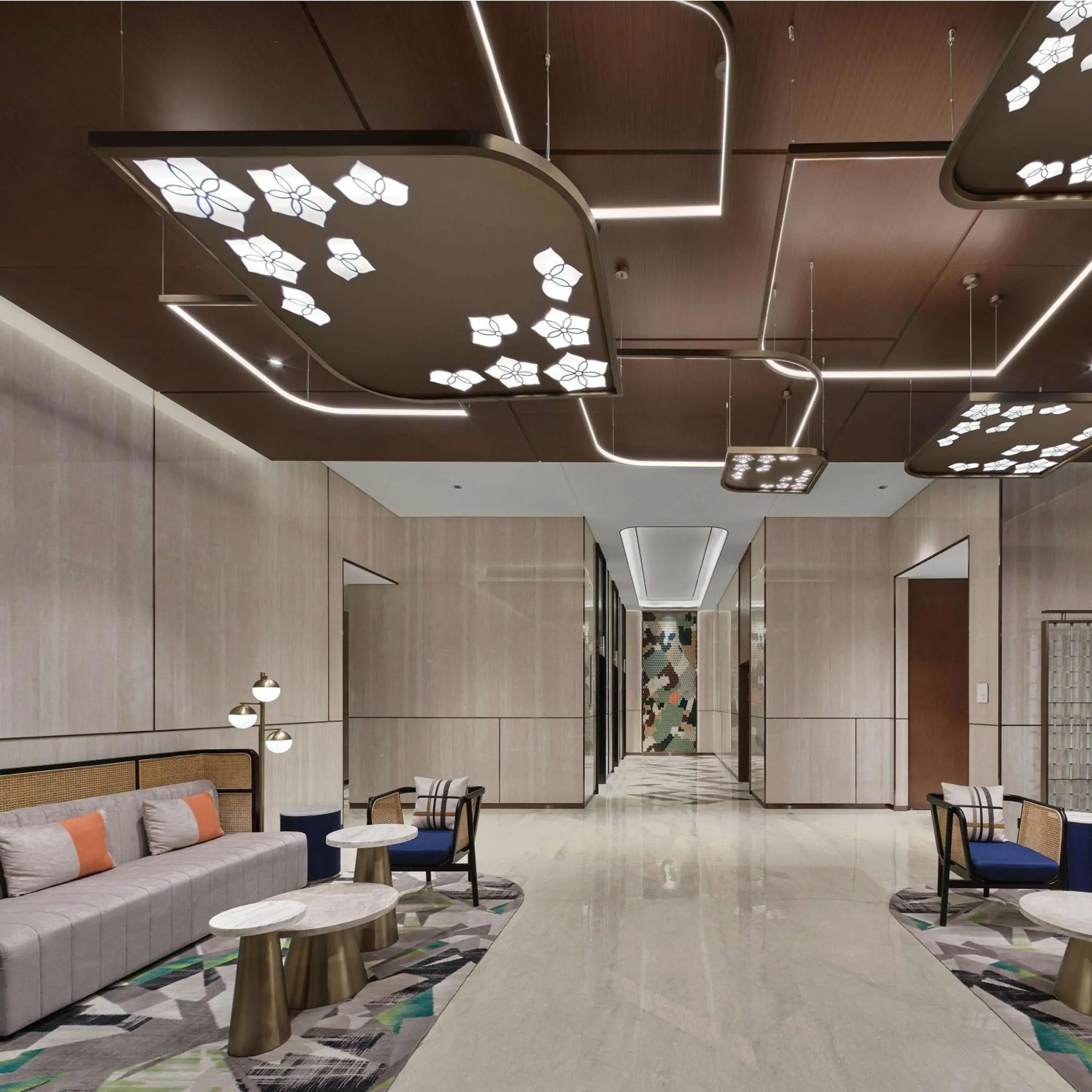 Lobby or reception in Hilton Garden Inn Beijing Yizhuang Lobby or reception in Hilton Garden Inn Beijing Yizhuang