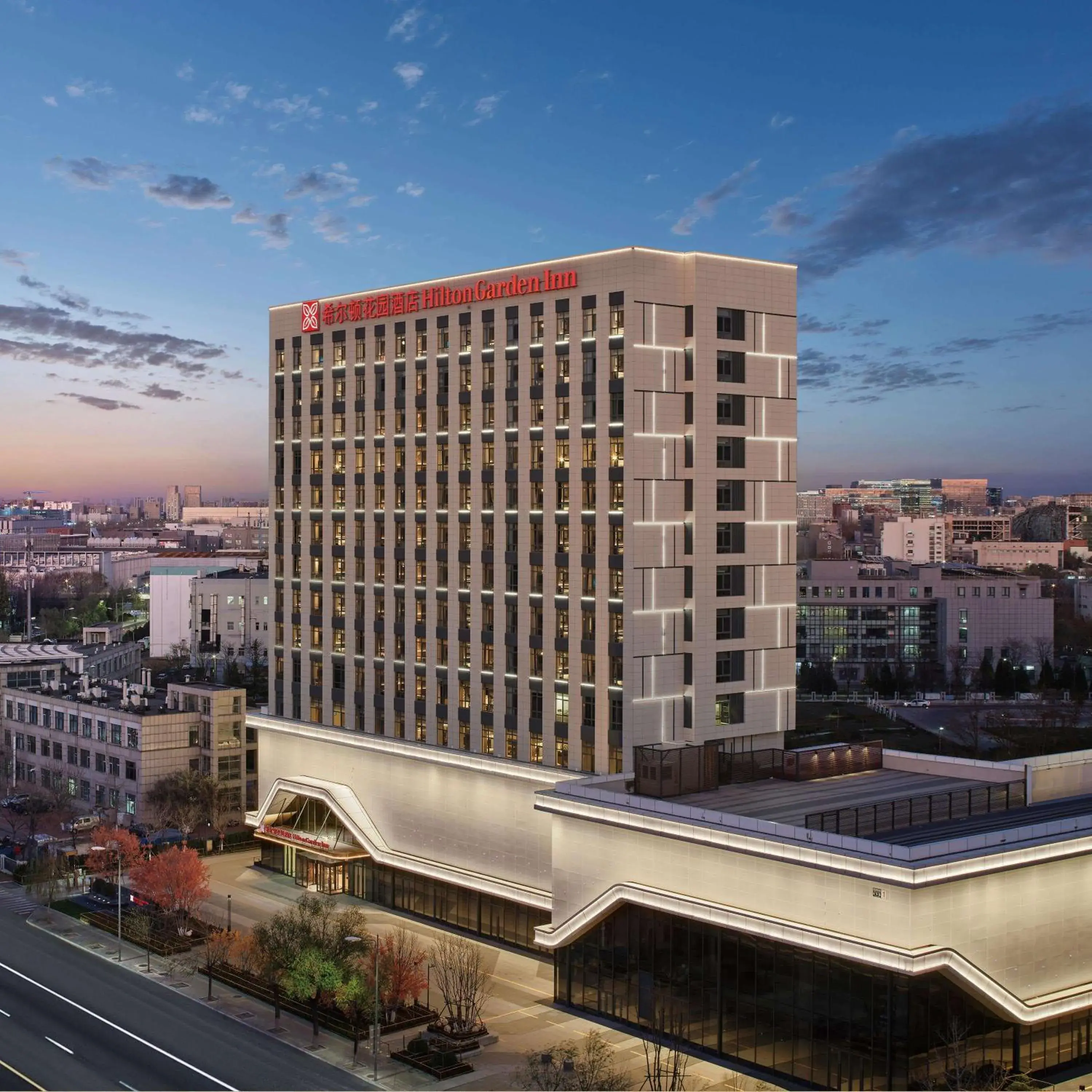 Property building in Hilton Garden Inn Beijing Yizhuang Property building in Hilton Garden Inn Beijing Yizhuang