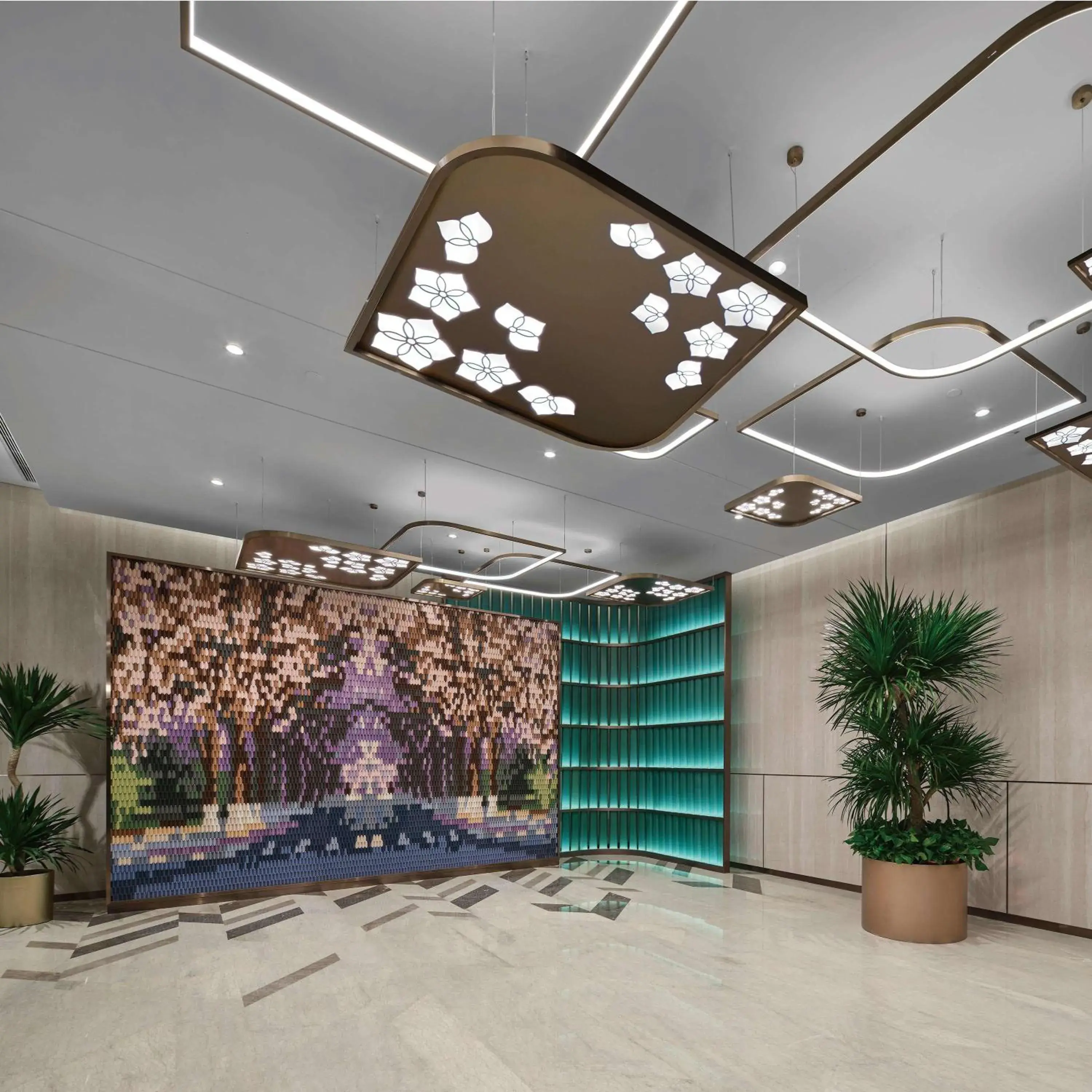 Lobby or reception in Hilton Garden Inn Beijing Yizhuang Lobby or reception in Hilton Garden Inn Beijing Yizhuang
