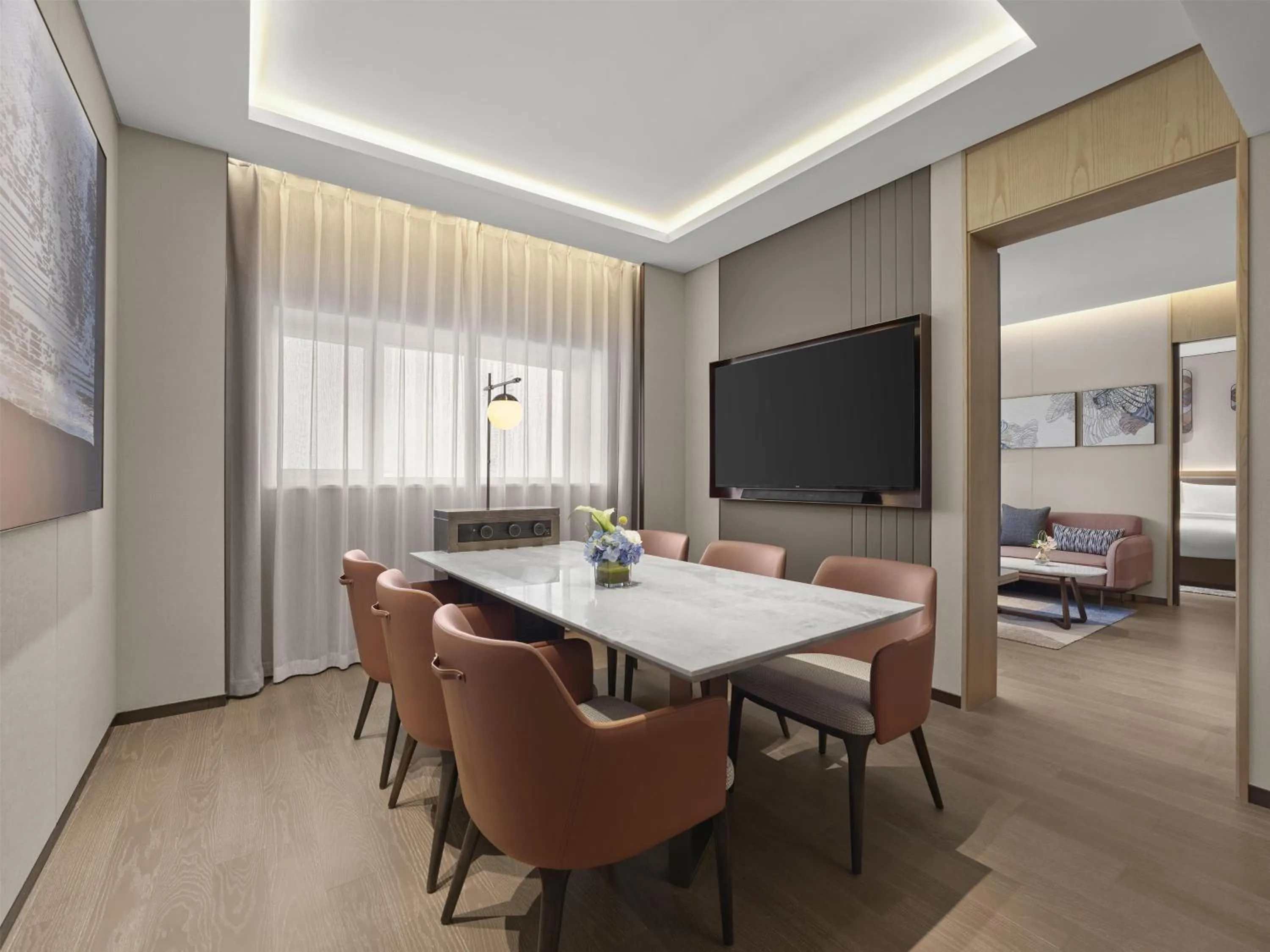 Living room in Hilton Shanghai Greater Hongqiao