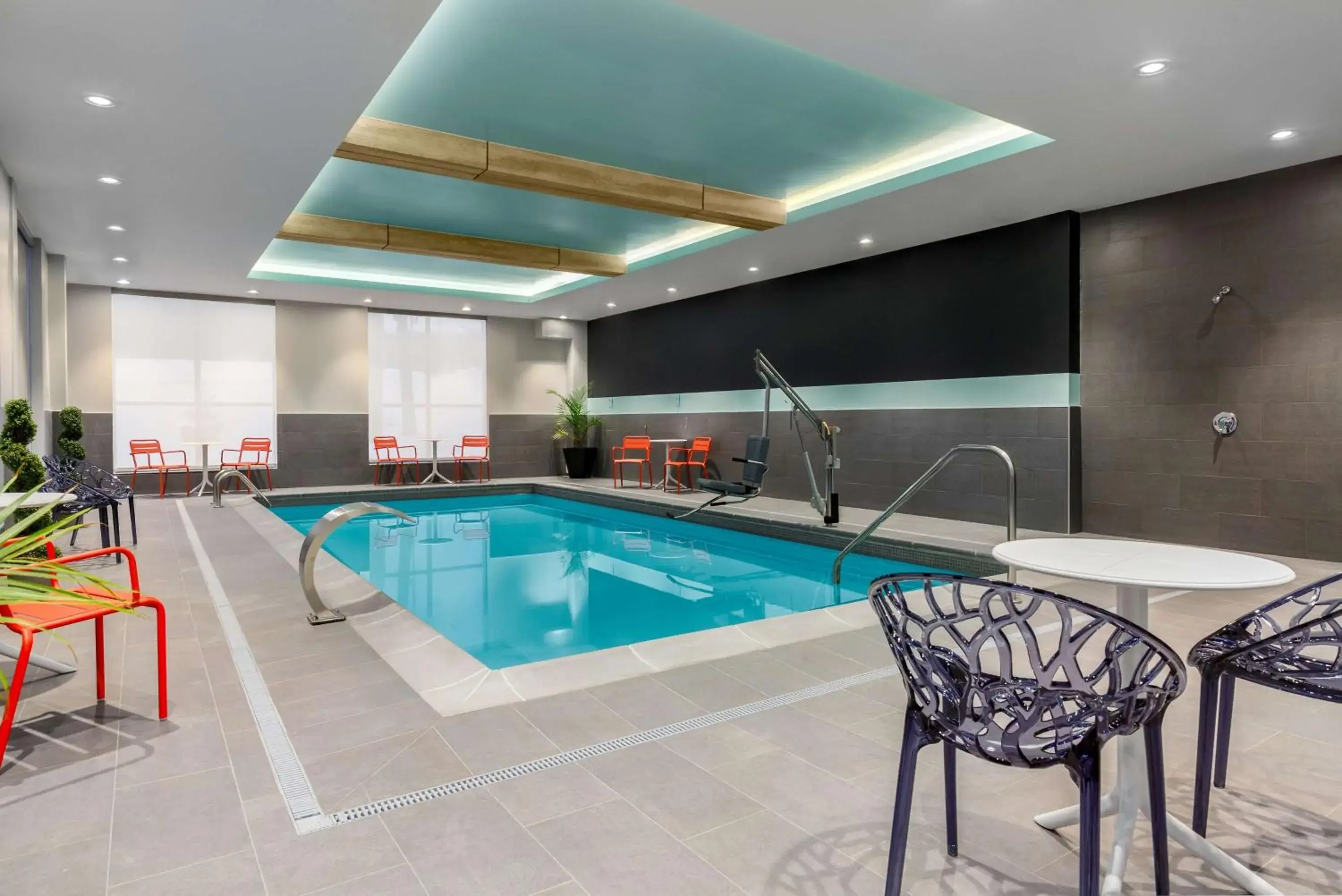 Pool view in Tru By Hilton Bracebridge, On Pool view in Tru By Hilton Bracebridge, On