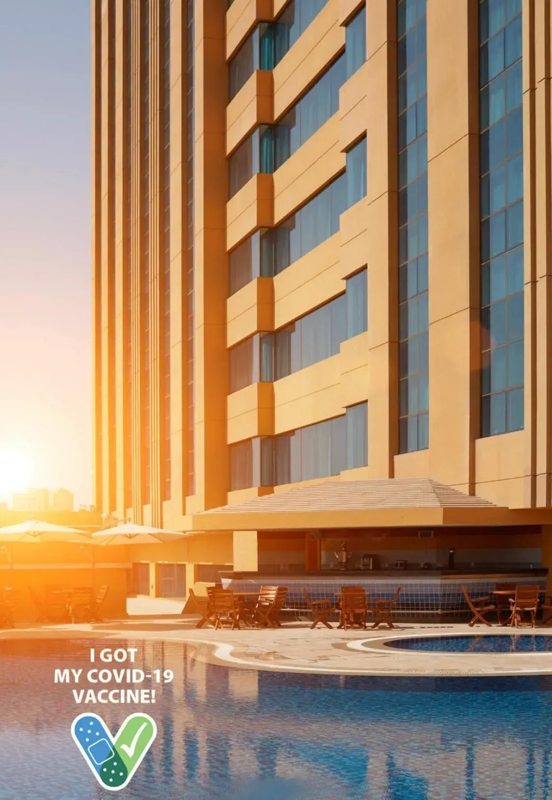 Swimming pool in Millennium Hotel & Convention Centre Kuwait Swimming pool in Millennium Hotel & Convention Centre Kuwait