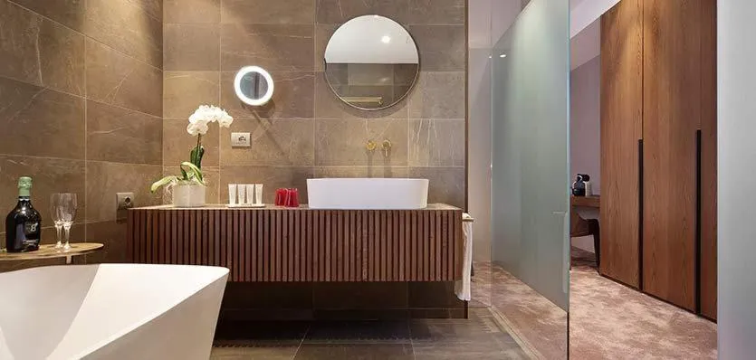 Bathroom in Grand Hotel Campione