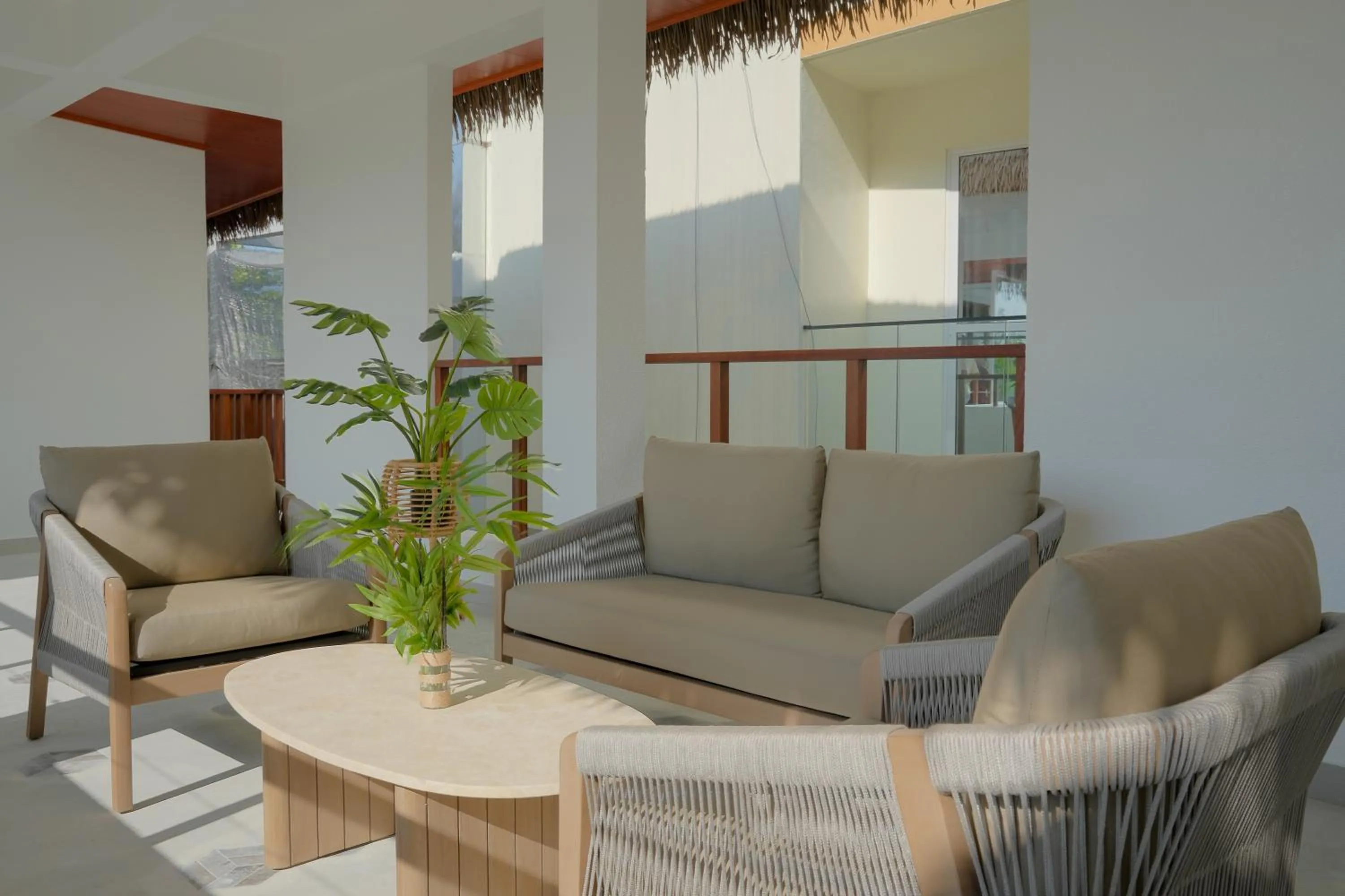 Patio in Cocomo Maldives