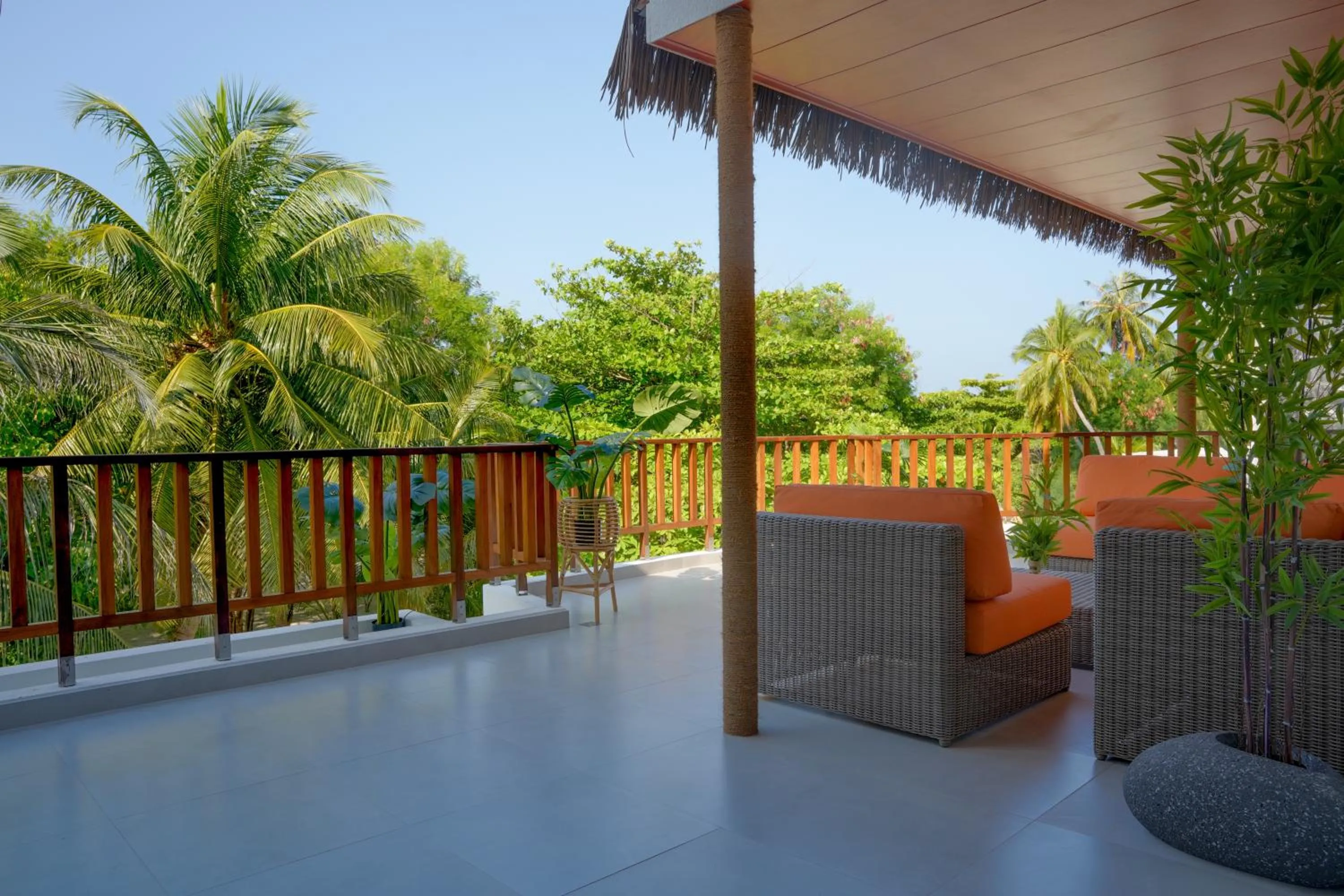 Patio in Cocomo Maldives