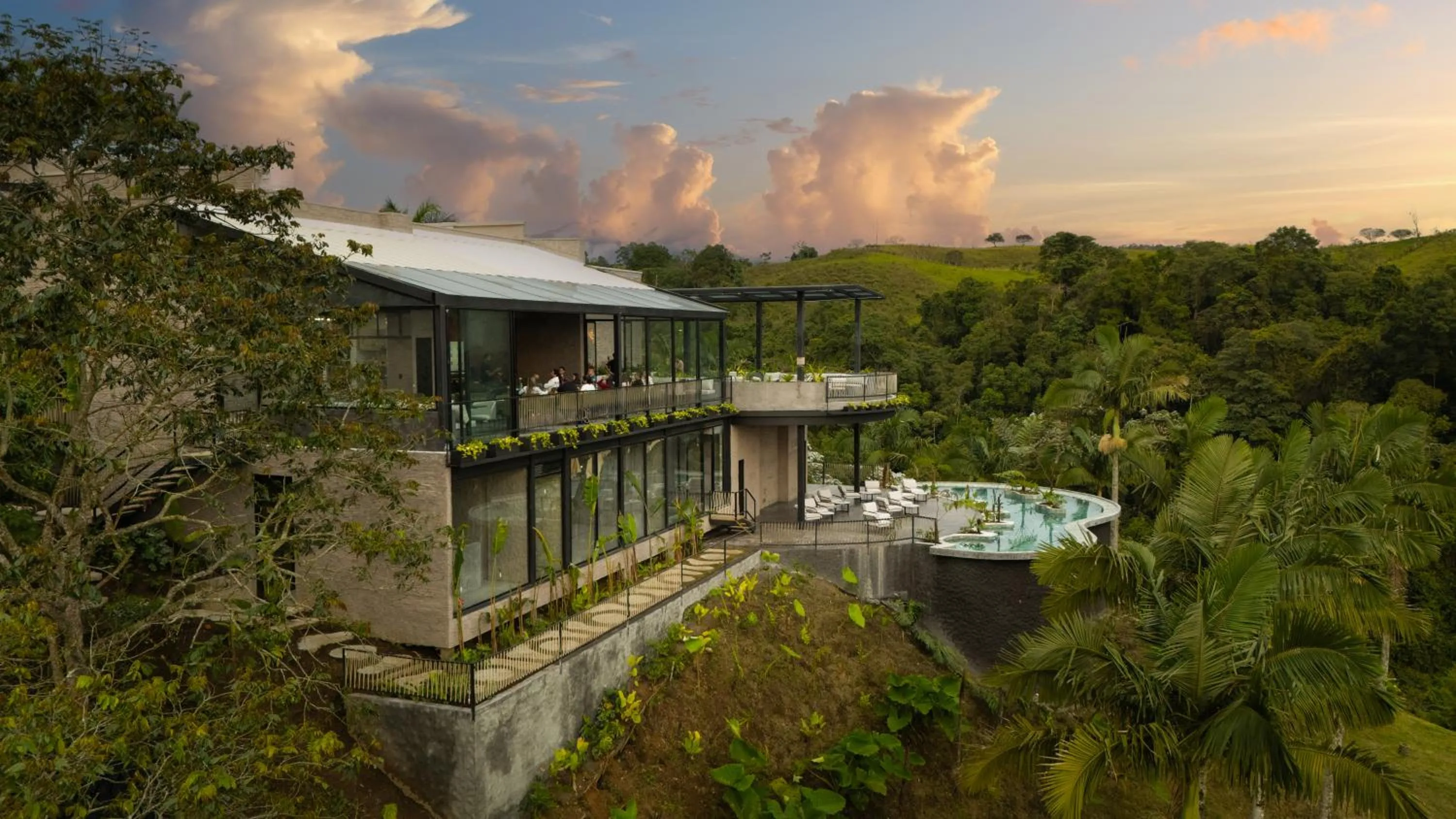 Bird's eye view in Hotel Casa Tuirak