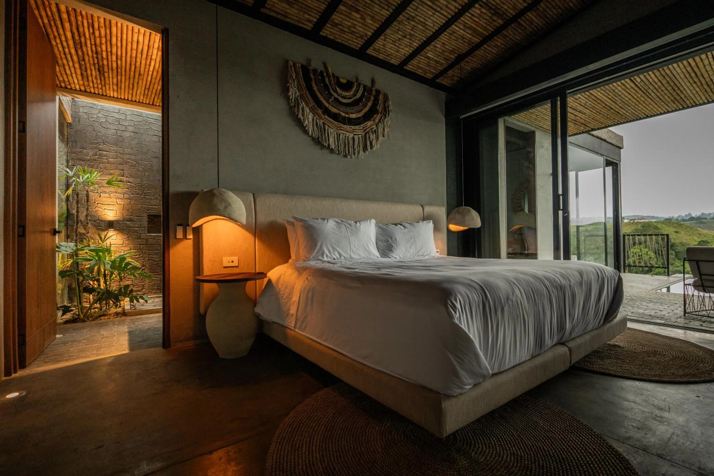 Bed in Hotel Casa Tuirak