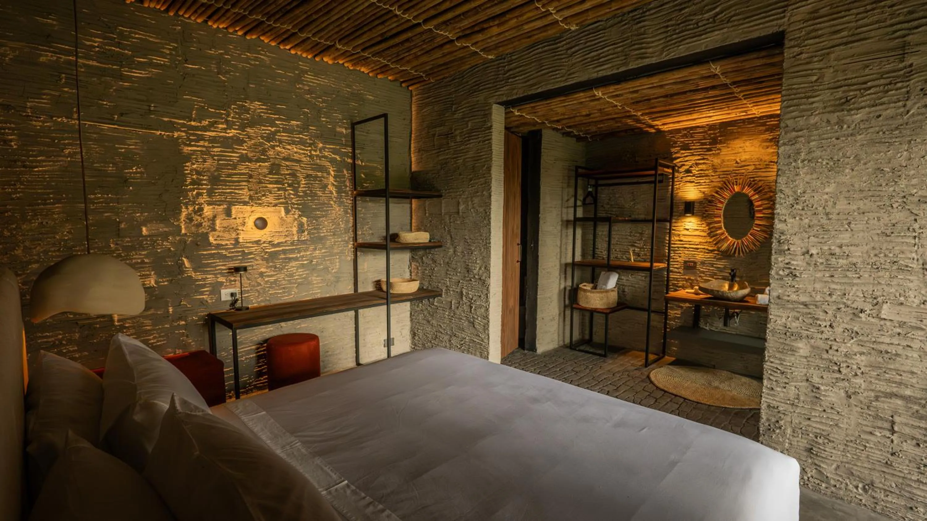 Bed in Hotel Casa Tuirak