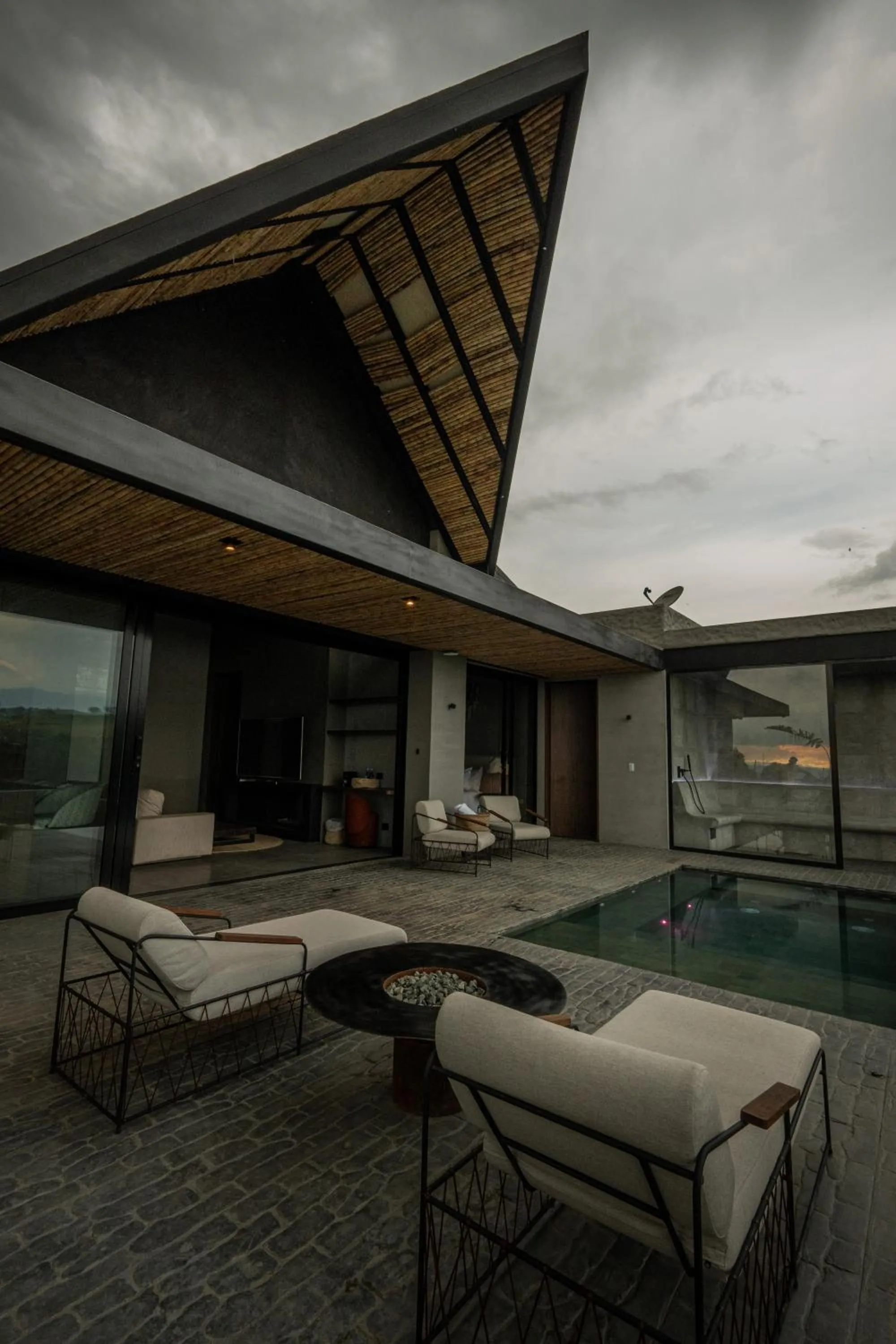 Pool view in Hotel Casa Tuirak