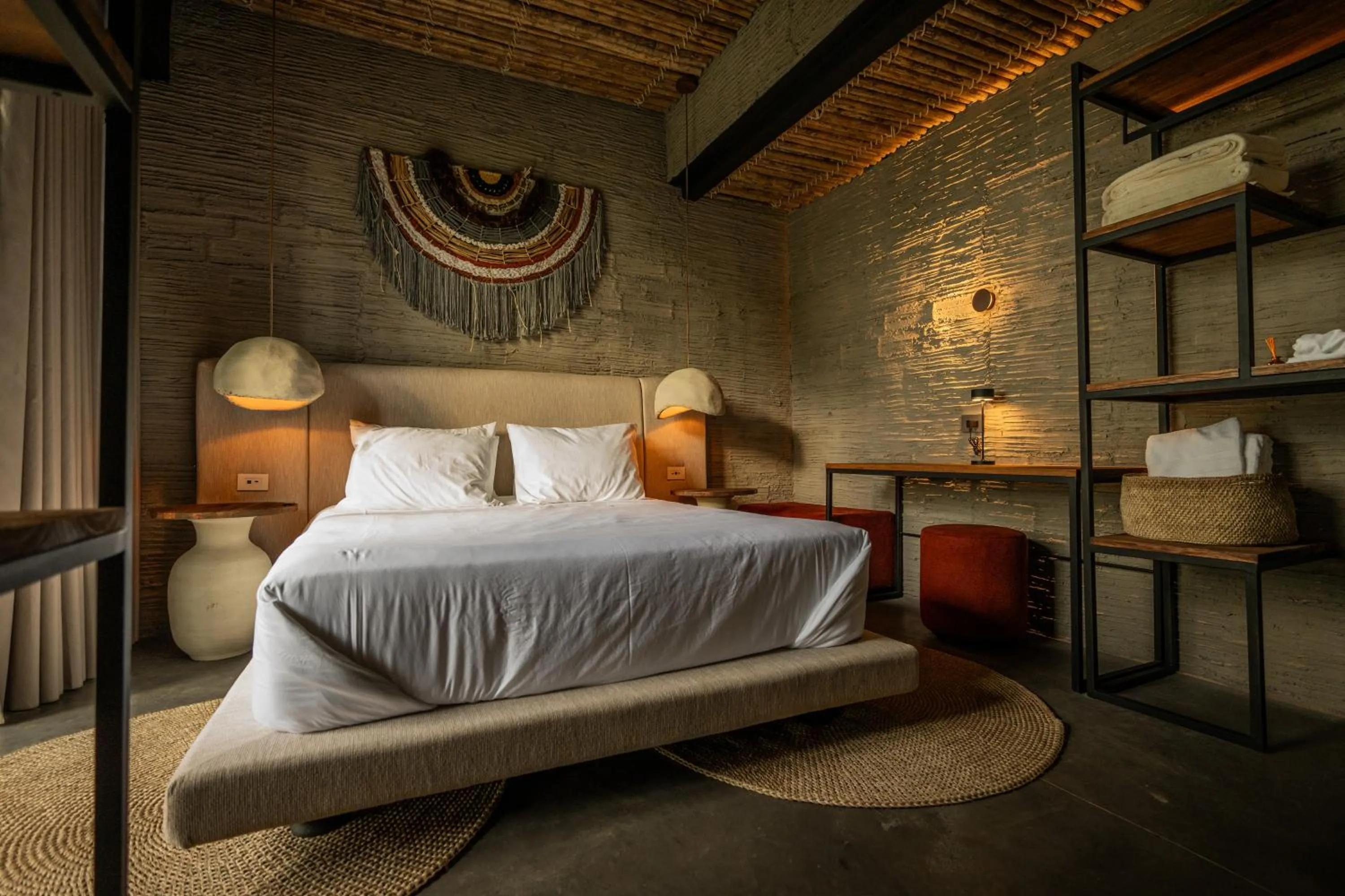 Bed in Hotel Casa Tuirak