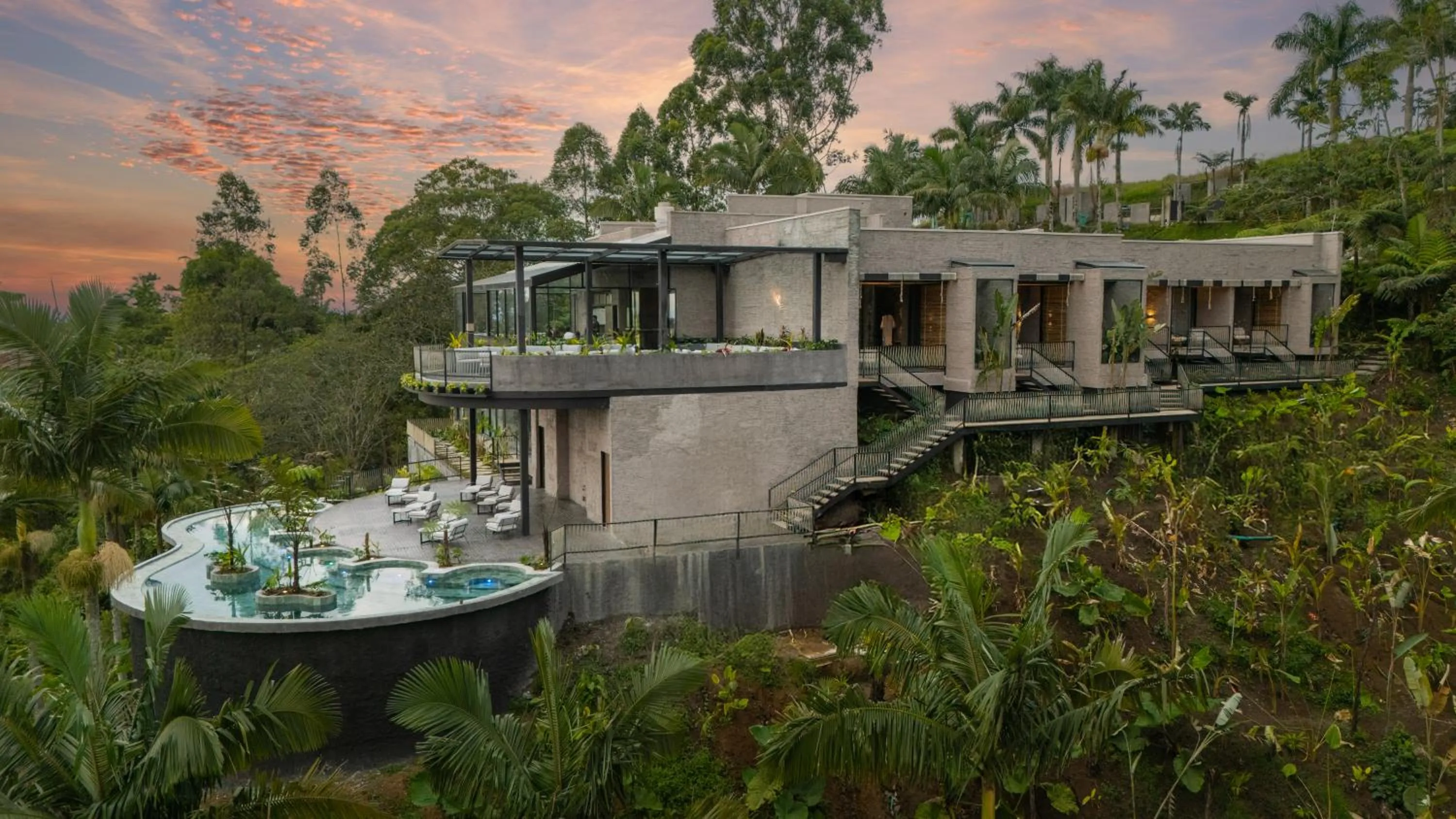 Bird's eye view in Hotel Casa Tuirak