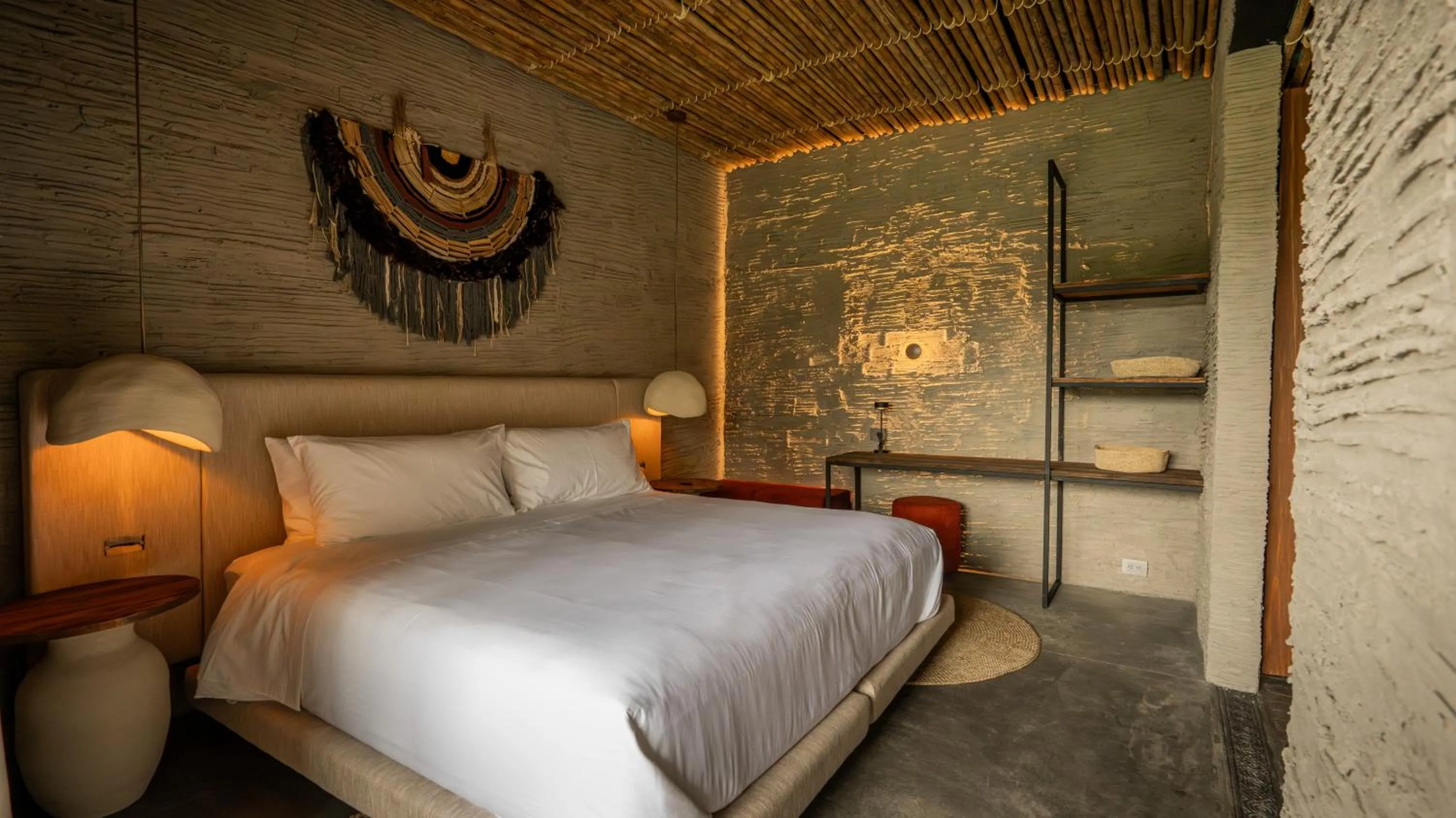 Bed in Hotel Casa Tuirak