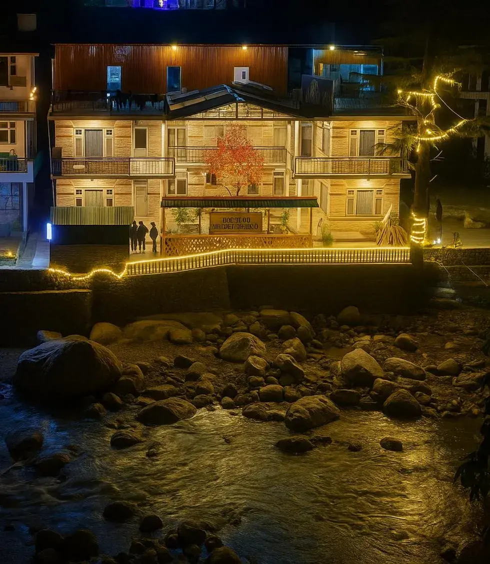 HOM House of MannMauji Riverside kasol HOM House of MannMauji Riverside kasol