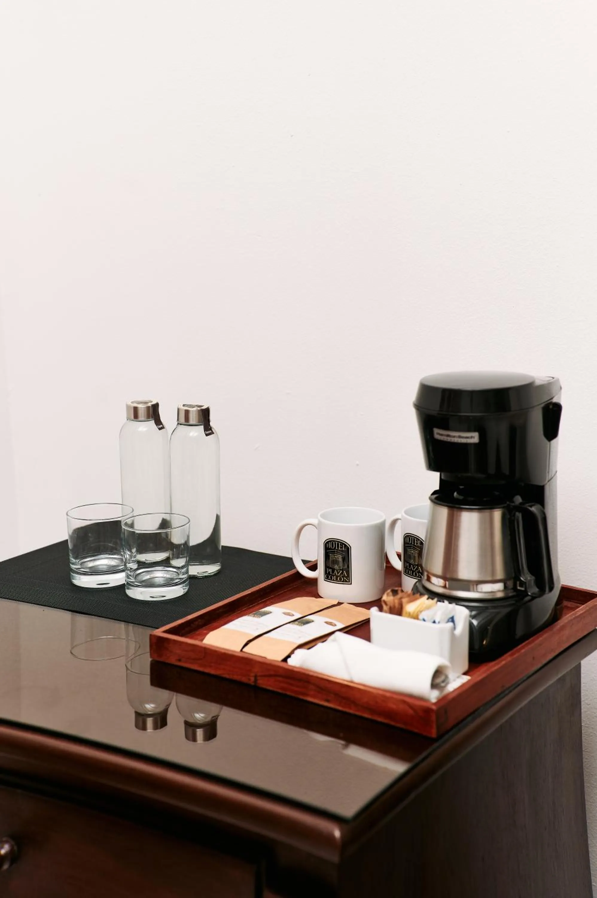 Coffee/tea facilities in Hotel Plaza Colon - Granada Nicaragua