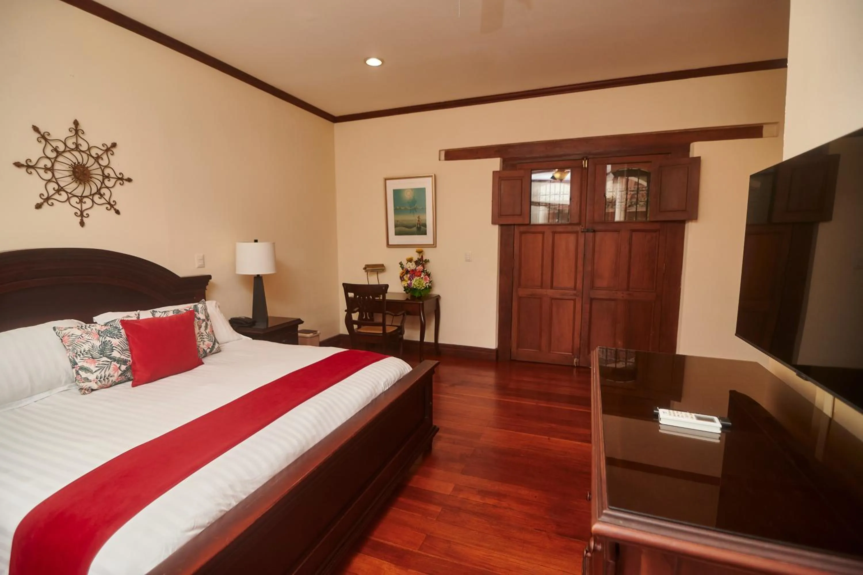 Bed in Hotel Plaza Colon - Granada Nicaragua