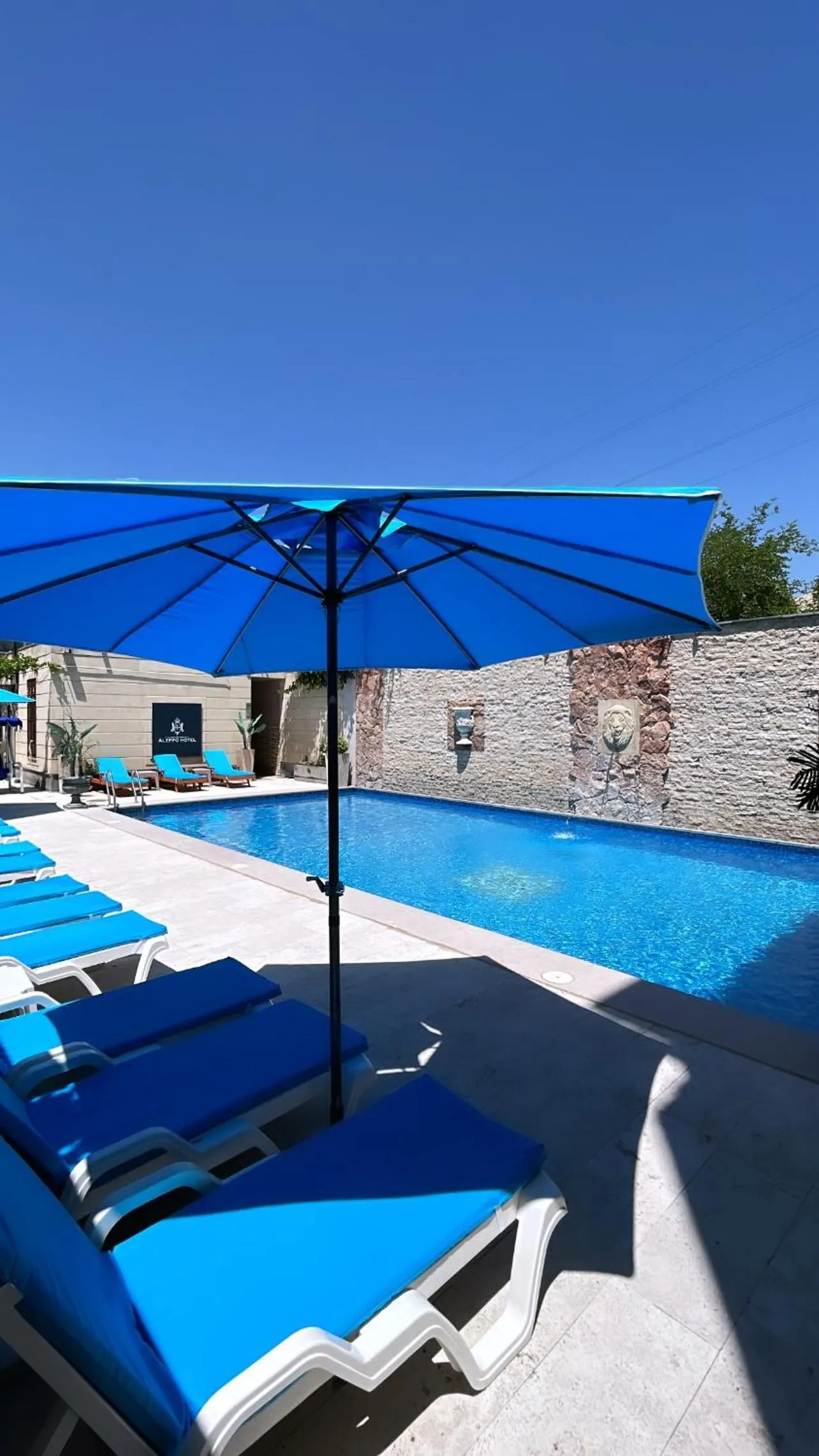 Swimming pool in Aleppo Hotel