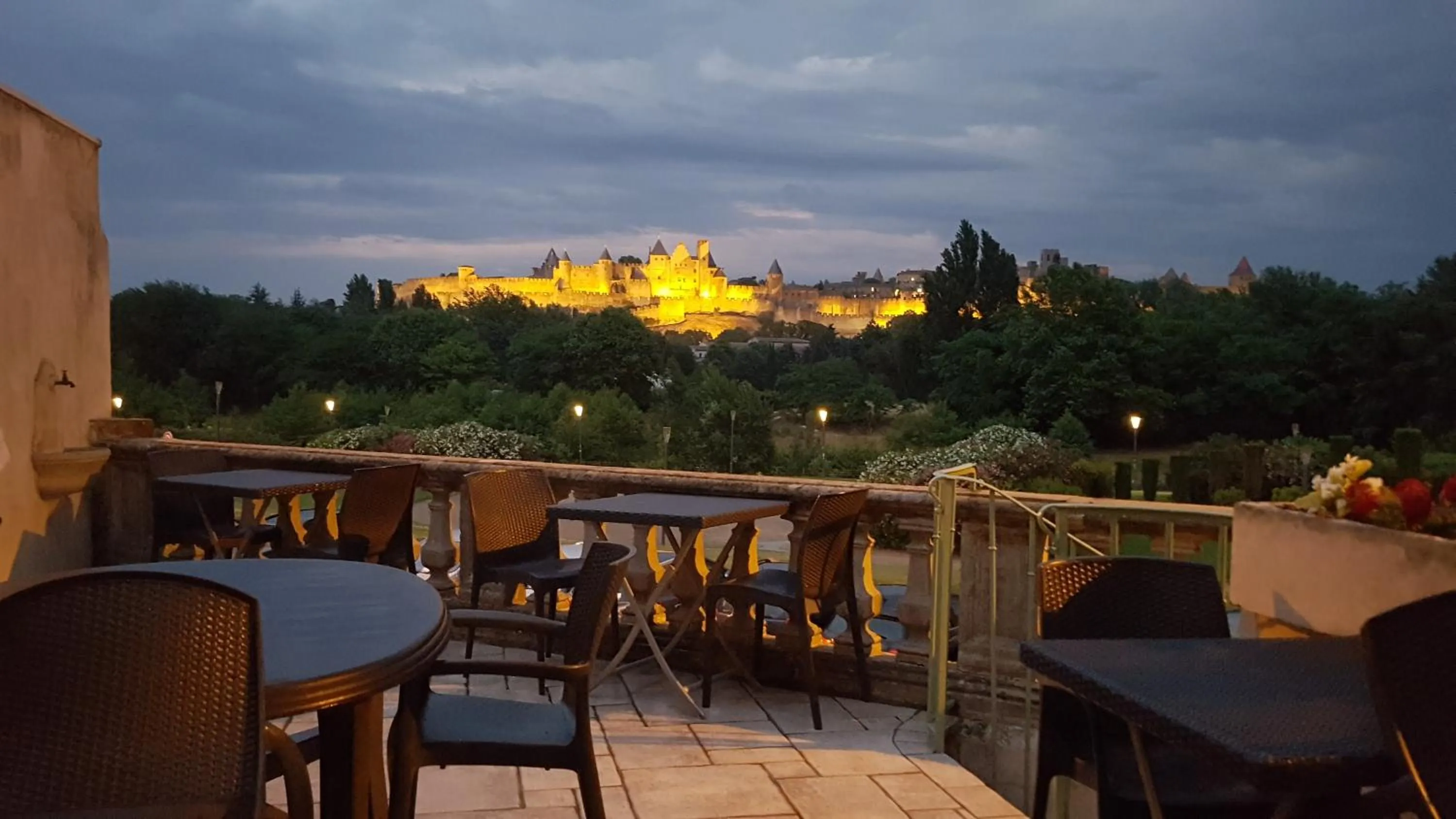 Balcony/Terrace in Carcassonne Guesthouse