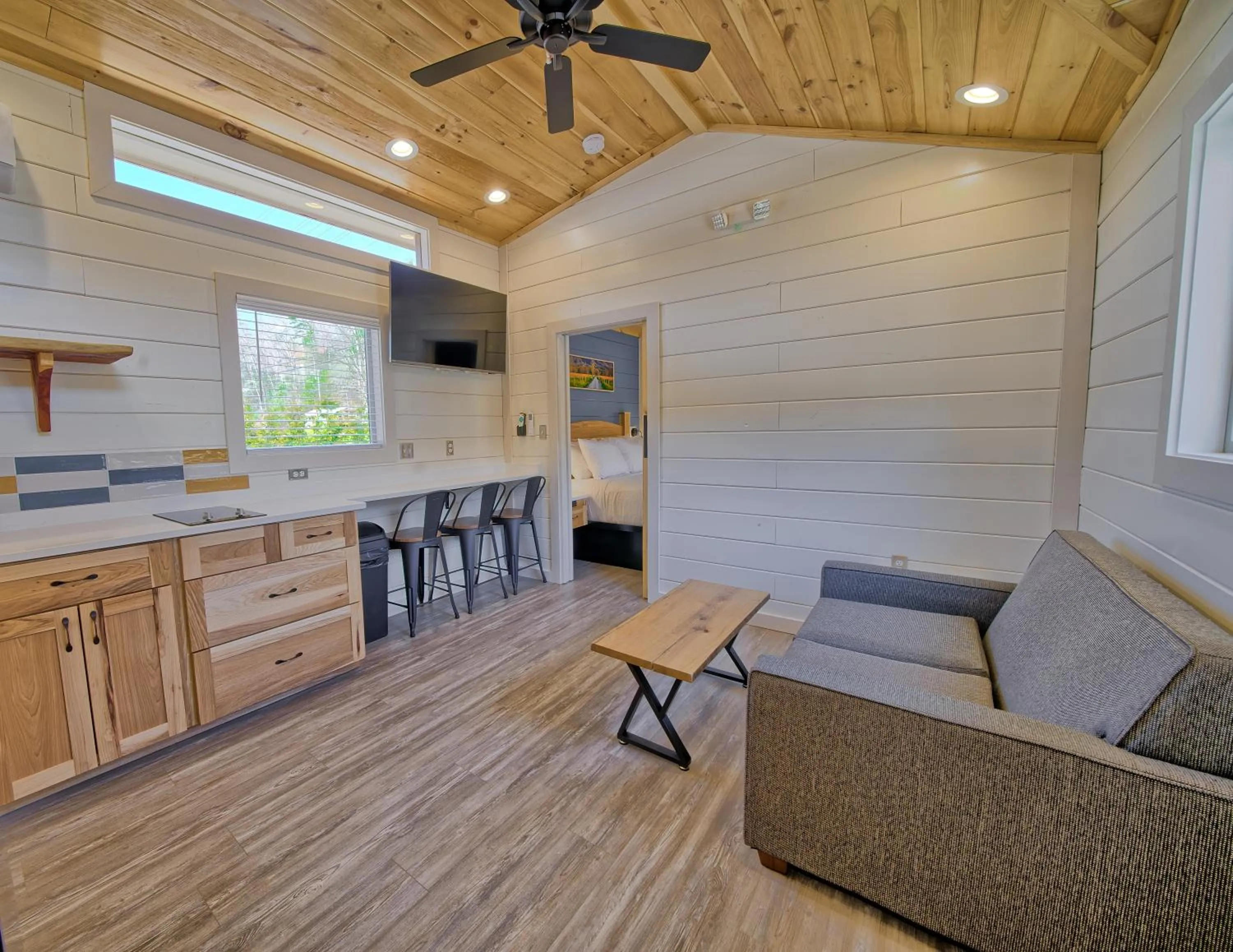 Living room in Dudley Creek RV Resort