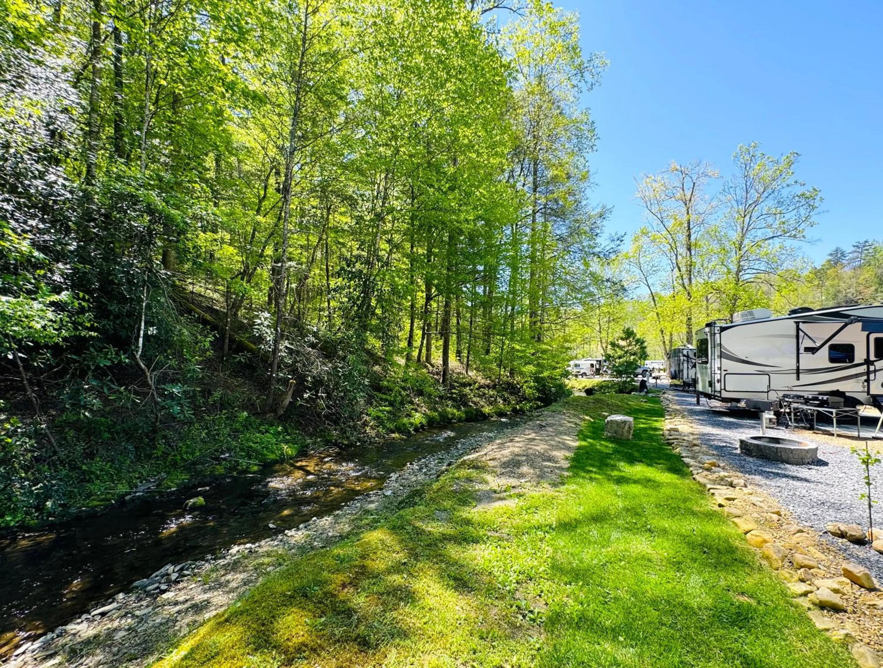 Natural landscape in Dudley Creek RV Resort