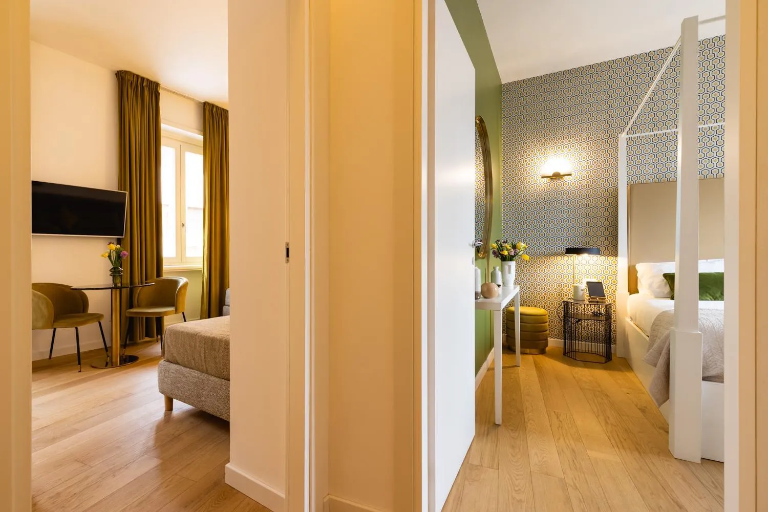 Bed in Navona 49 Luxury Suites&Apartment