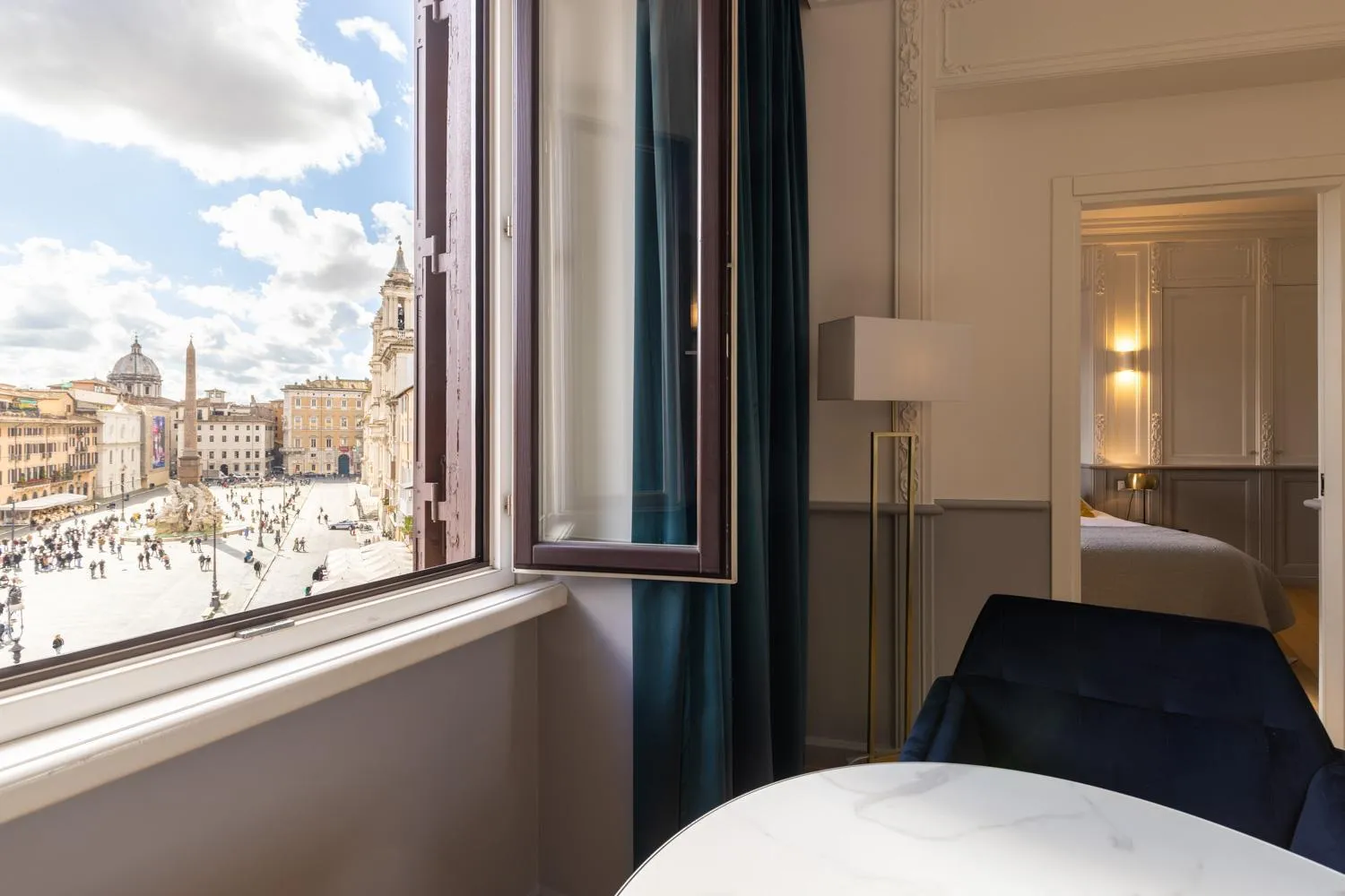 View (from property/room), Bed in Navona 49 Luxury Suites&Apartment